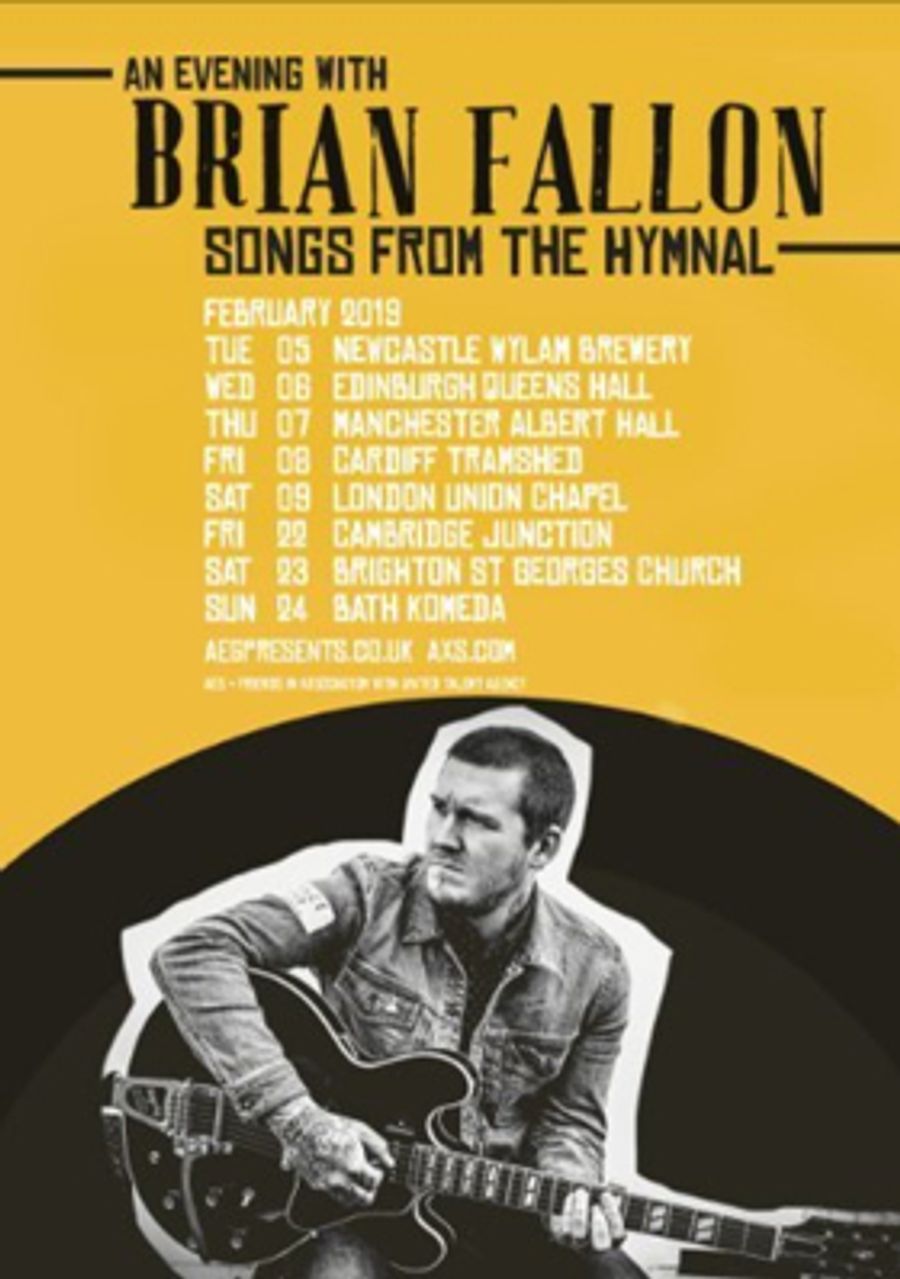 Brian Fallon Announces Return to the UK With 2019 Acoustic Tour Image