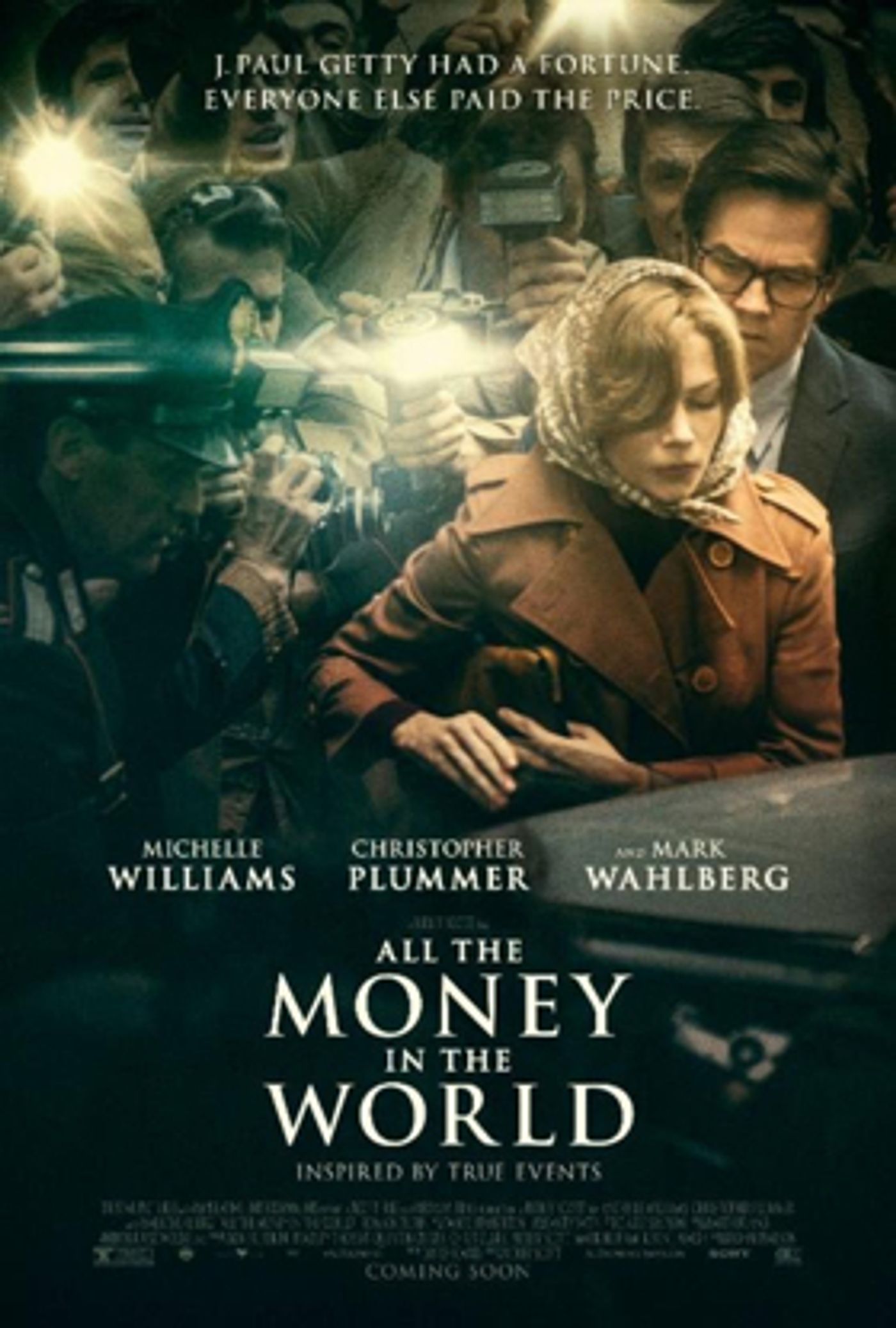 New Trailer Now Available for Film ALL THE MONEY IN THE WORLD New Trailer Now Available for Film ALL THE MONEY IN THE WORLD Image