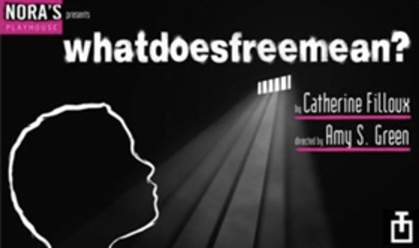 Nora's Playhouse Presents WHATDOESFREEMEAN? By Catherine Filloux  Image