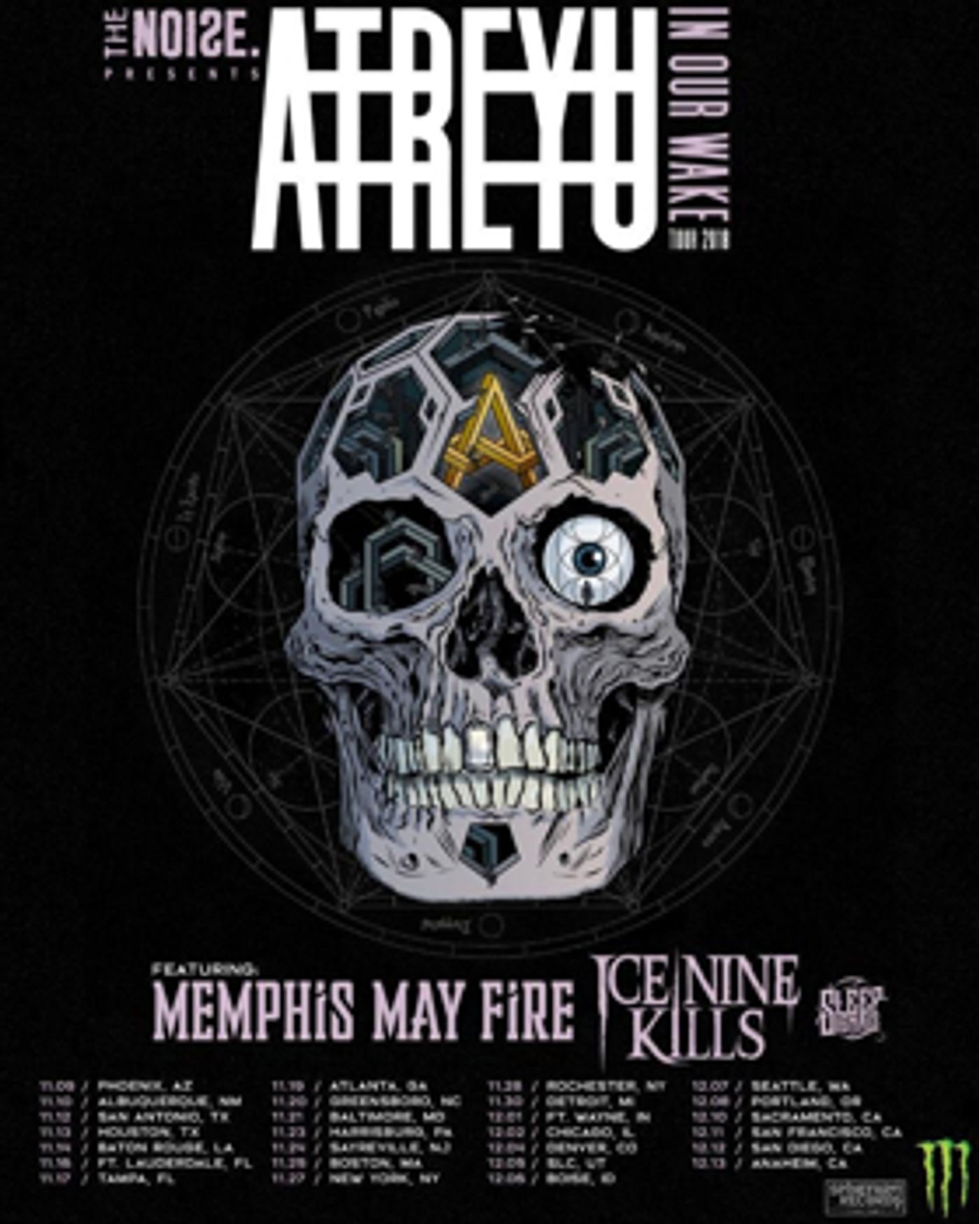 Sleep Signals Announce Tour with Atreyu, Memphis May Fire, and Ice Nine Kills  Image