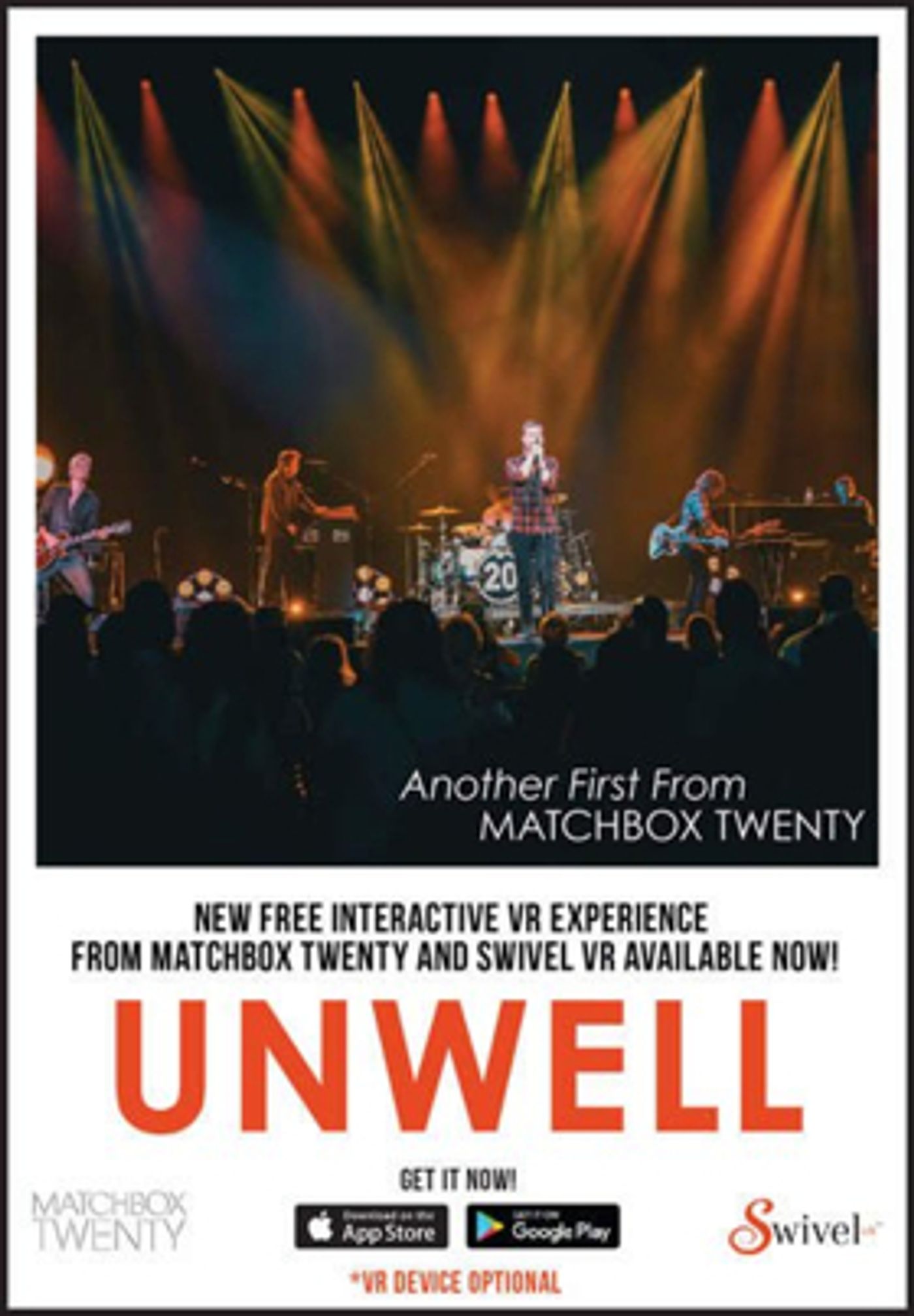 Matchbox Twenty's UNWELL Free VR Experience Available Now on SwivelVR  Image