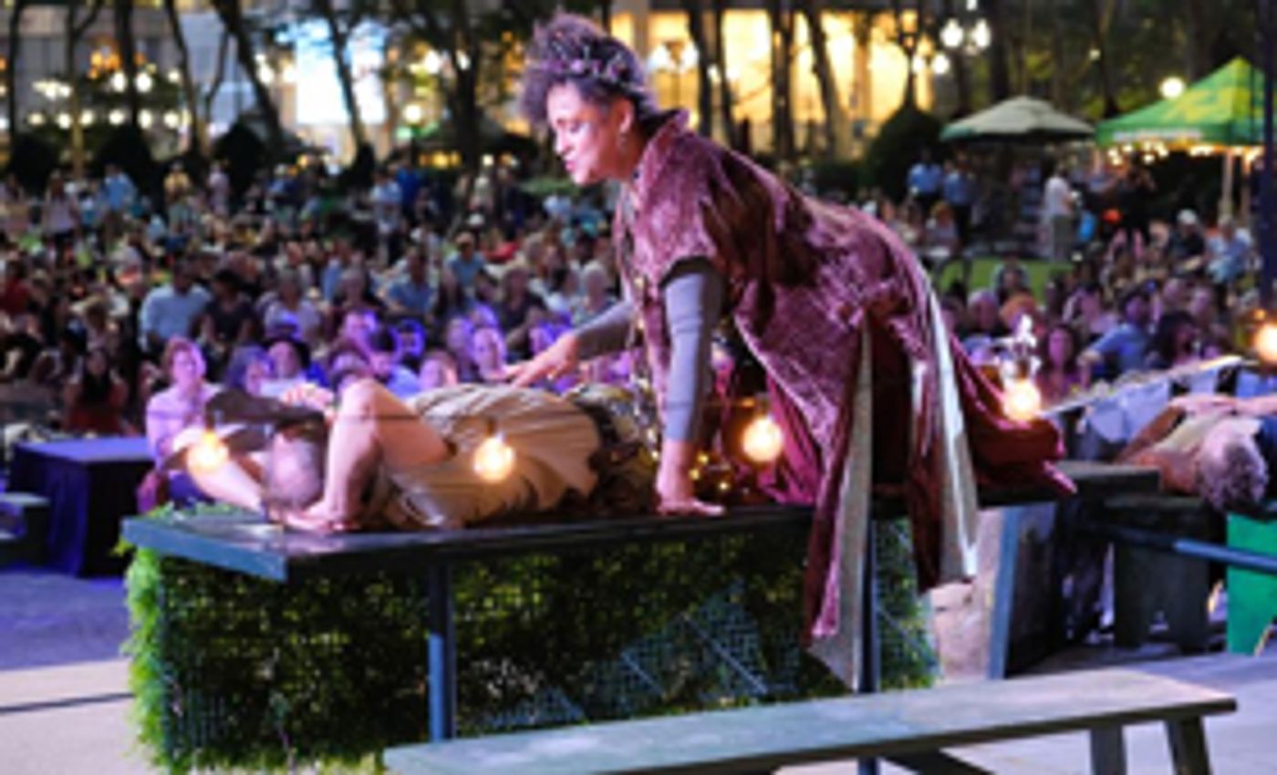 THEN SING HIM HOME Free Musical Shakespeare Birthday Celebration Comes to Bryant Park  Image