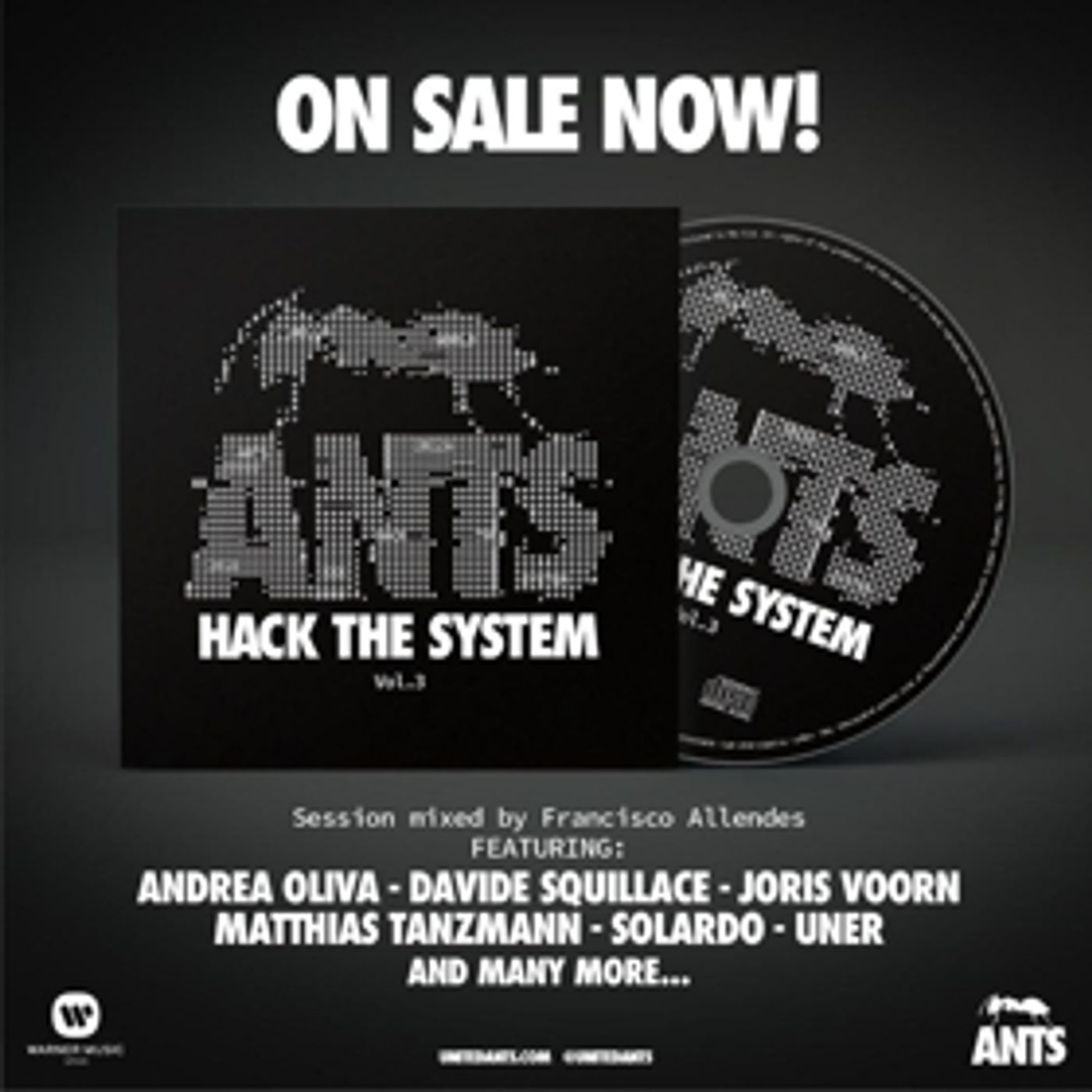 ANTS Reveal 2018 Compilation ANTS Vol.3 - Hack The System Featuring tracks from Solardo, Groove Armada & More ANTS Reveal 2018 Compilation ANTS Vol.3 - Hack The System Featuring tracks from Solardo, Groove Armada & More Image