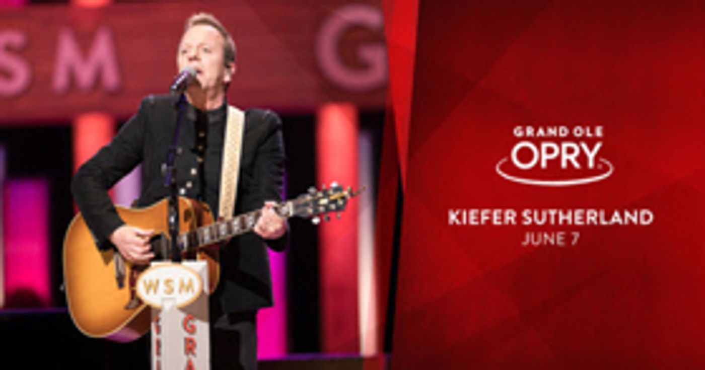 Kiefer Sutherland To Perform at The Grand Ole Opry  Image
