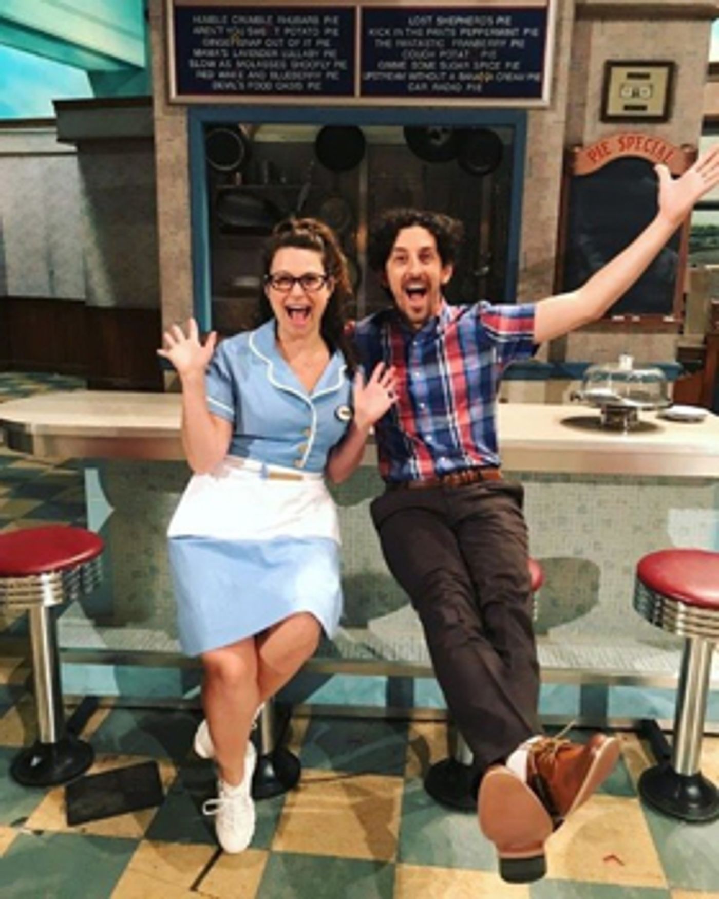 Adam Shapiro and Scandal's Katie Lowes Join the Company of WAITRESS Tonight!  Image
