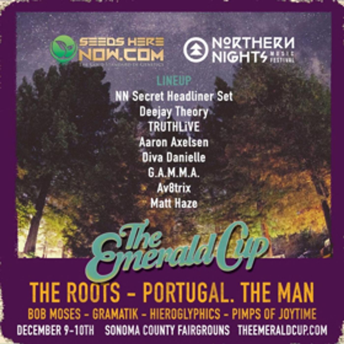 Northern Nights And Bob Moses Join Previously Announced The Root and Portugal. The Man at Emerald Cup Festival Lineup  Image