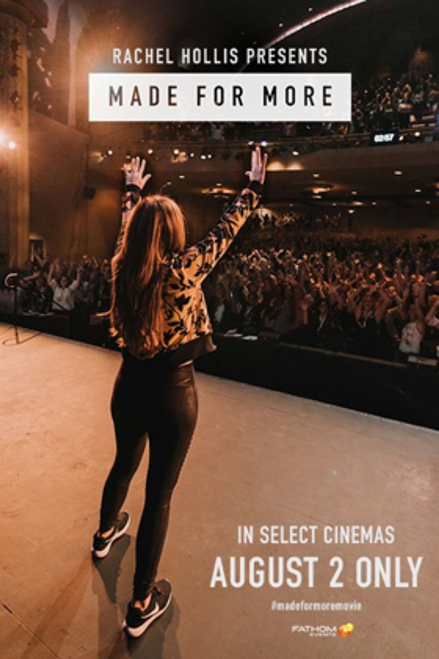 Rachel Hollis' Inspirational Documentary MADE FOR MORE Premieres in Cinemas Nationwide August 2 Only Rachel Hollis' Inspirational Documentary MADE FOR MORE Premieres in Cinemas Nationwide August 2 Only Image