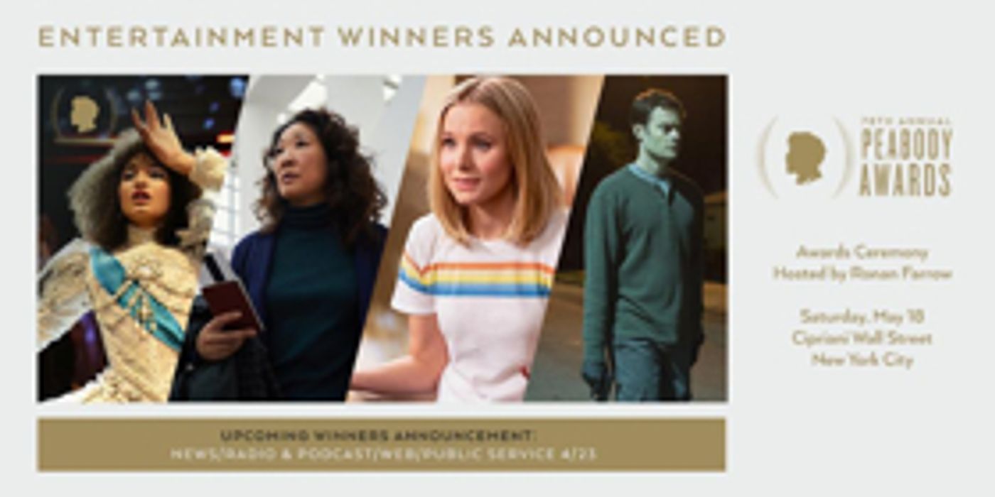 BARRY, KILLING EVE Among 2019 Peabody Award Winners BARRY, KILLING EVE Among 2019 Peabody Award Winners Image