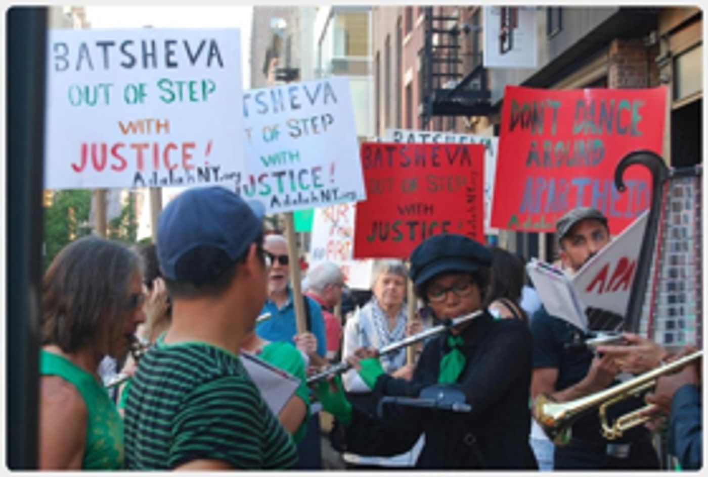 50 NYers Protest Batsheva Dance Company For Whitewashing Israel's Repression 50 NYers Protest Batsheva Dance Company For Whitewashing Israel's Repression Image