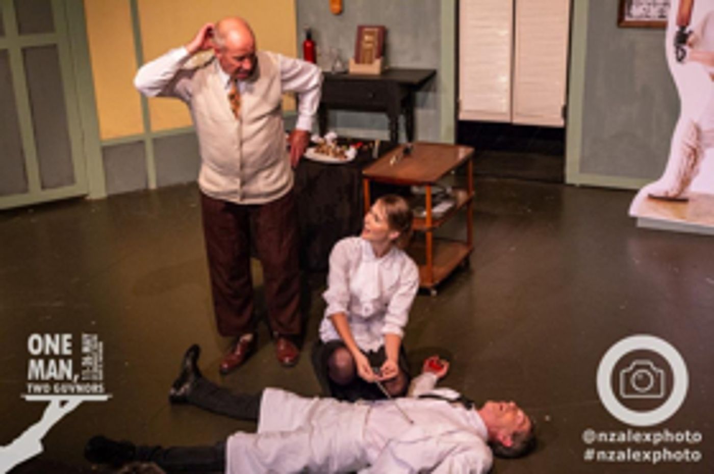 Review: ONE MAN TWO GUVNORS at Off Broadway Papakura Auckland  Image