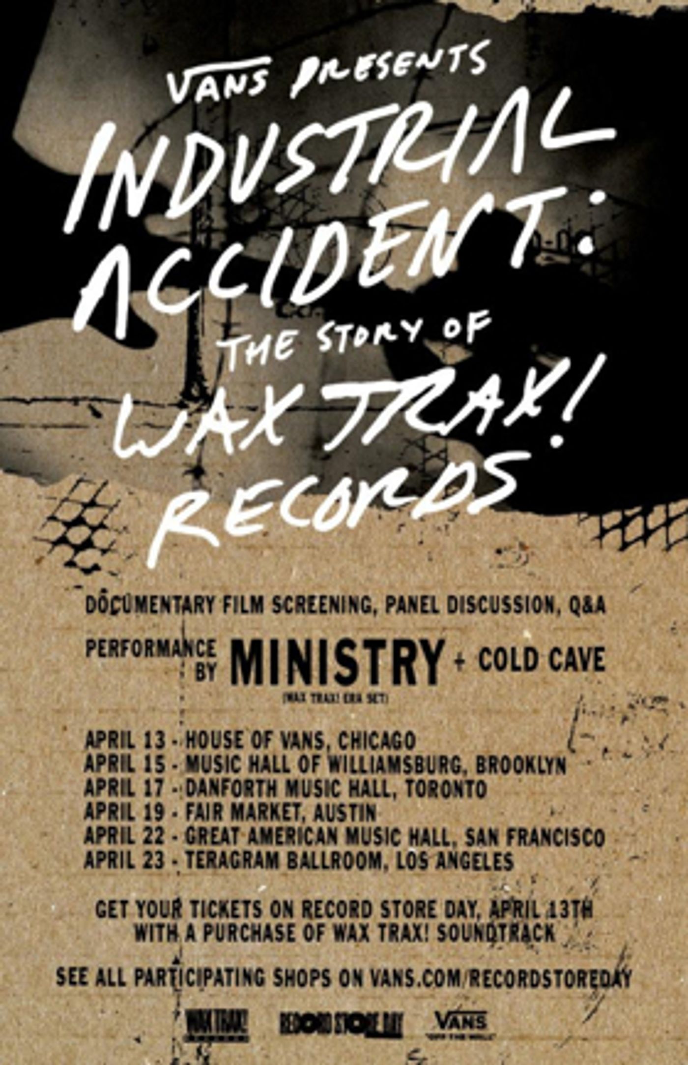 Vans Presents Wax Trax! Experience Featuring Documentary Film Screening, Panel Discussion  Image