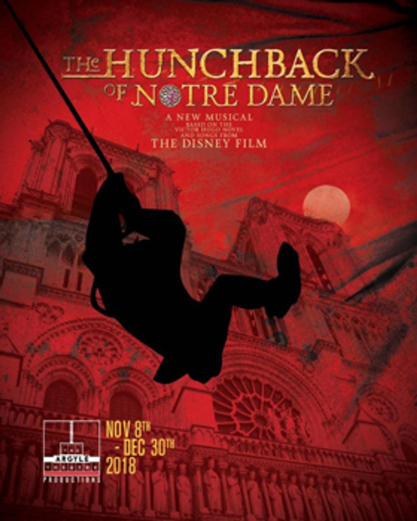 THE HUNCHBACK OF NOTRE DAME Begins Performance Tomorrow at Argyle Theatre THE HUNCHBACK OF NOTRE DAME Begins Performance Tomorrow at Argyle Theatre Image