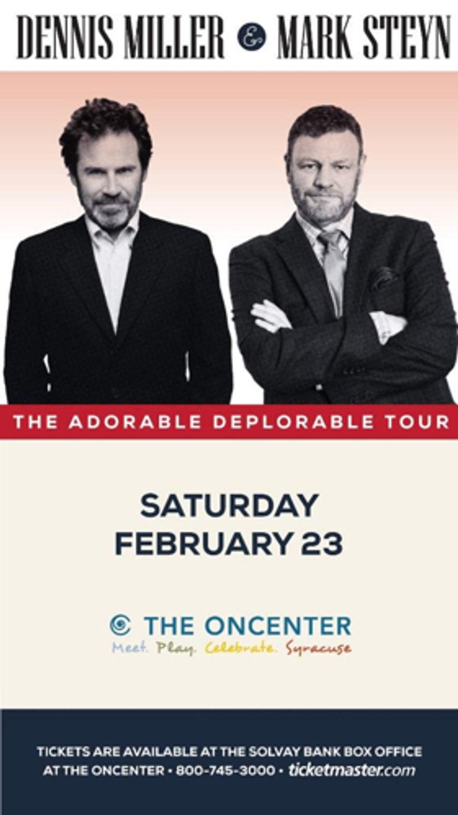 Dennis Miller & Mark Steyn Bring Tour to Syracuse Image