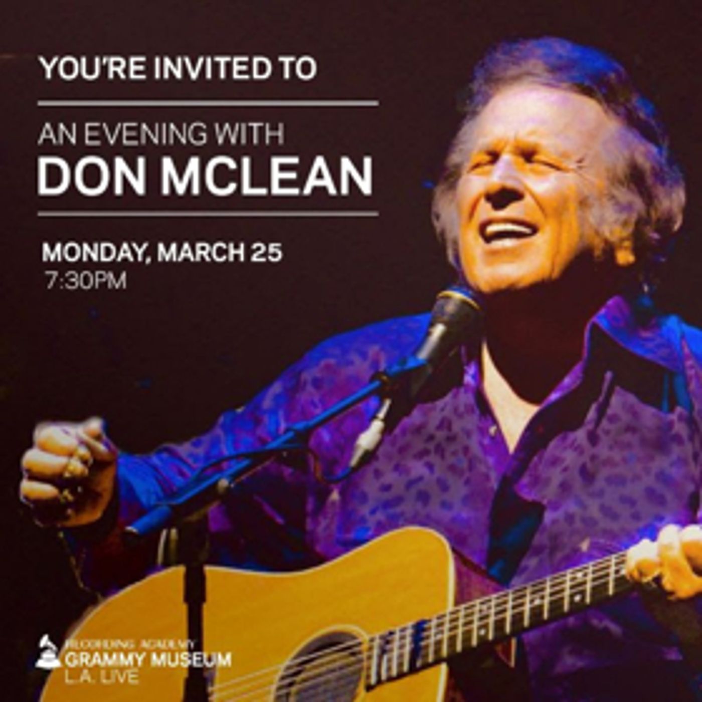 Don McLean Announces U.S. & European Tour Dates  Image