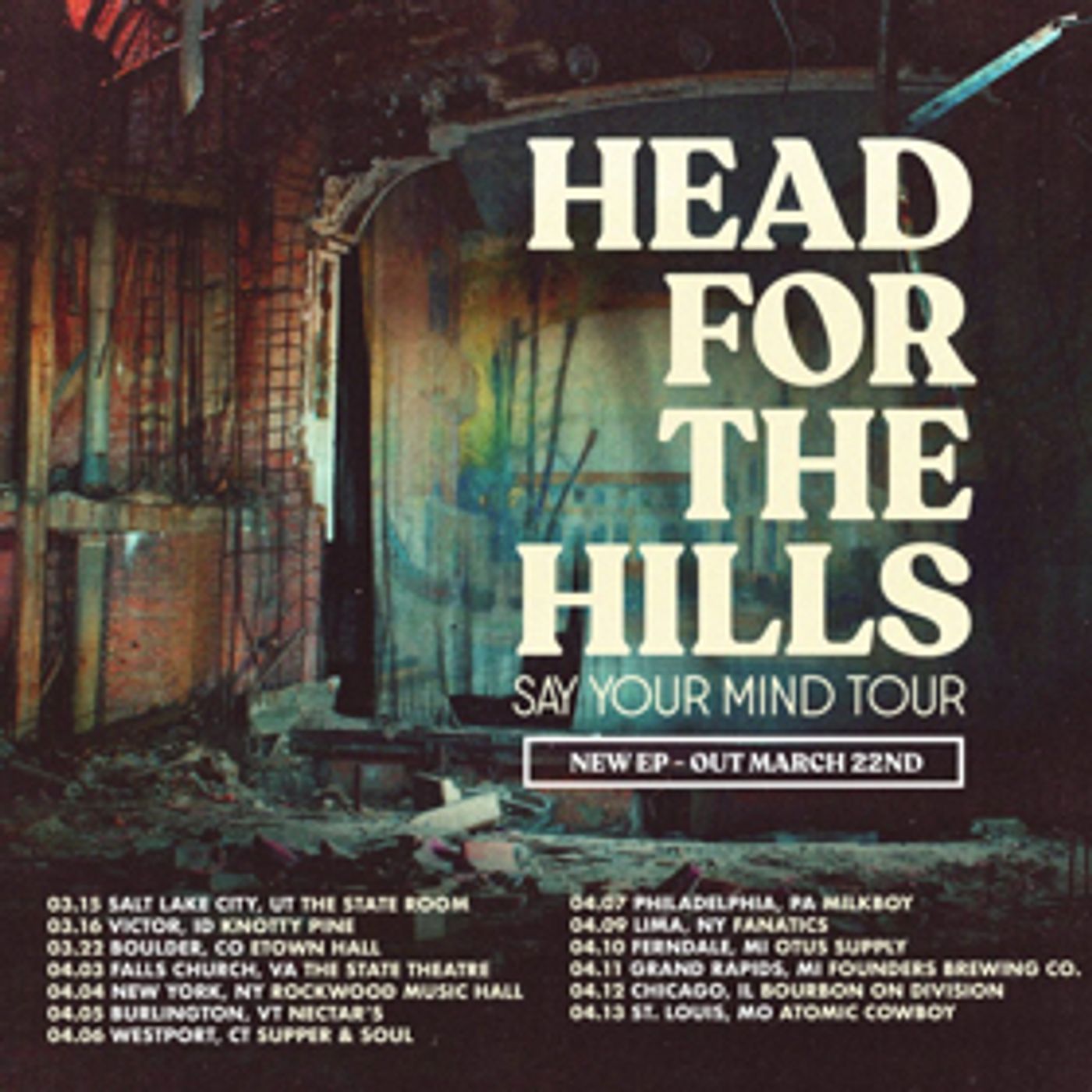 Head For The Hills Announce New EP and Tour Dates  Image