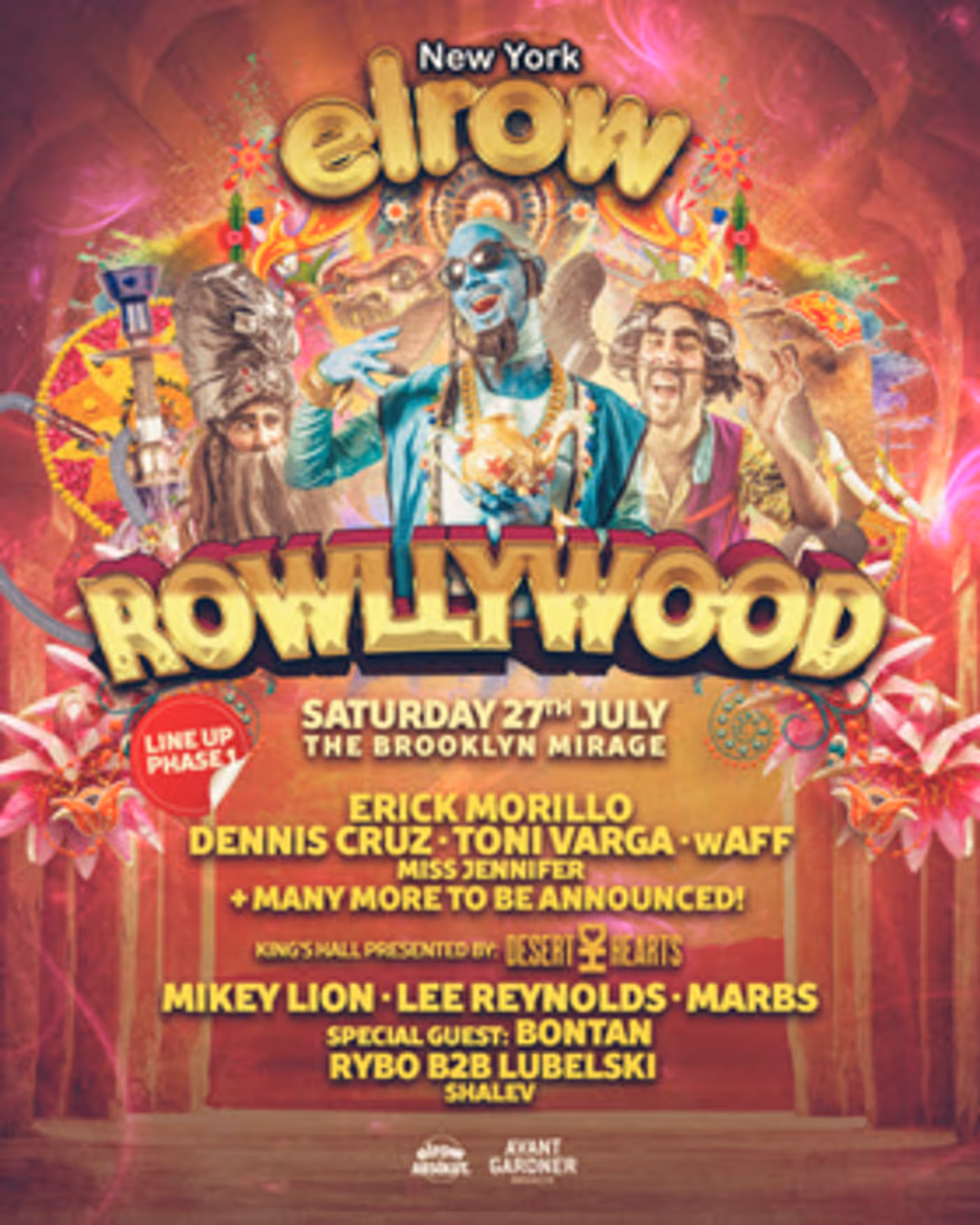 Erick Morillo Leads elrow Lineup at Brooklyn Mirage  Image