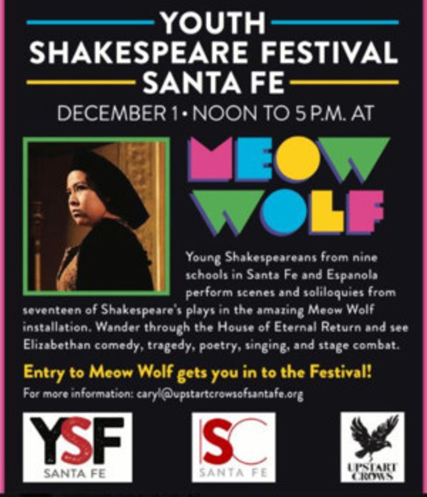 Feature: YOUTH SHAKESPEARE FESTIVAL at Meow Wolf  Image