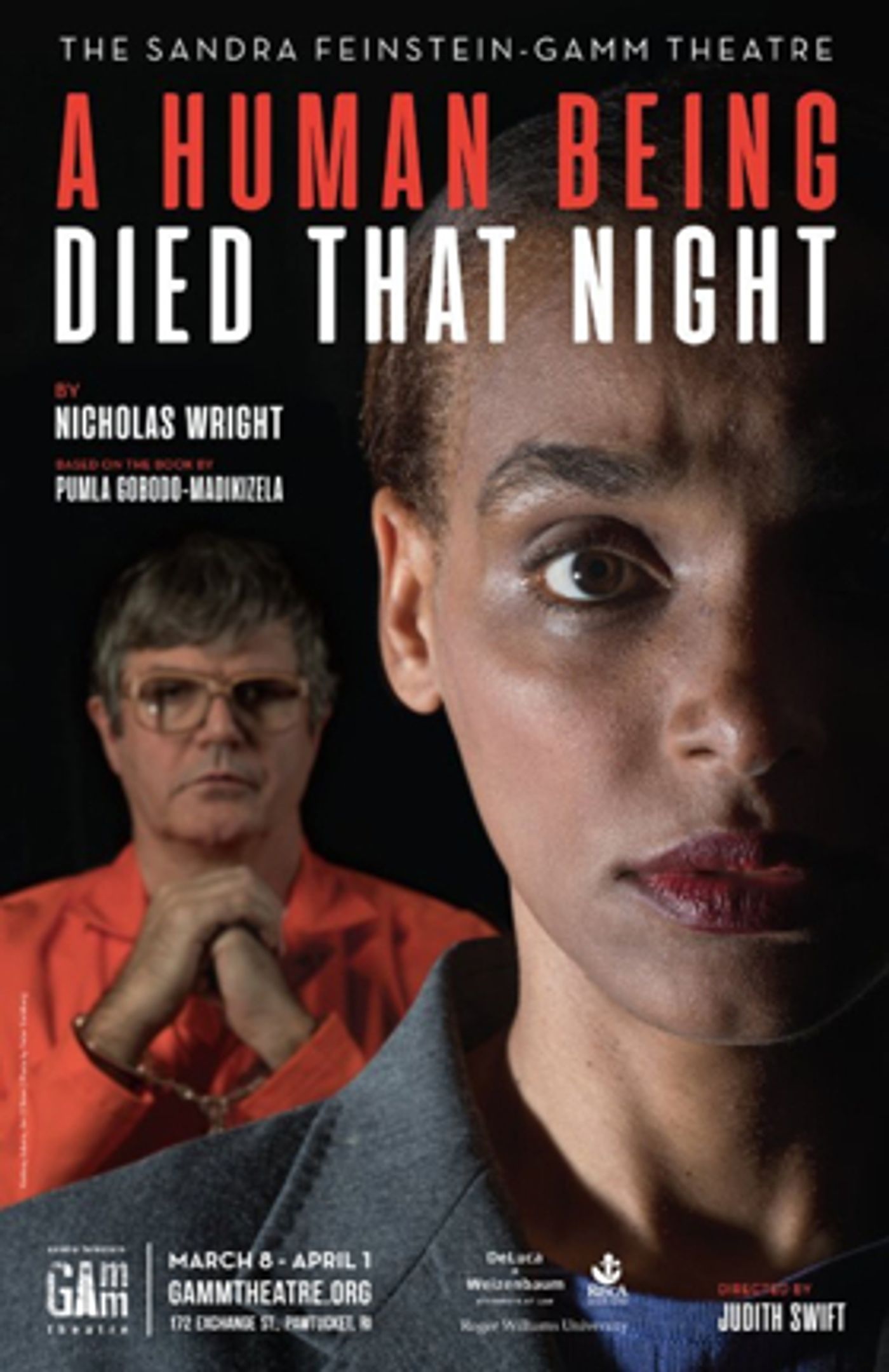 Gamm Stages The New England Premiere Of A HUMAN BEING DIED THAT NIGHT  Image