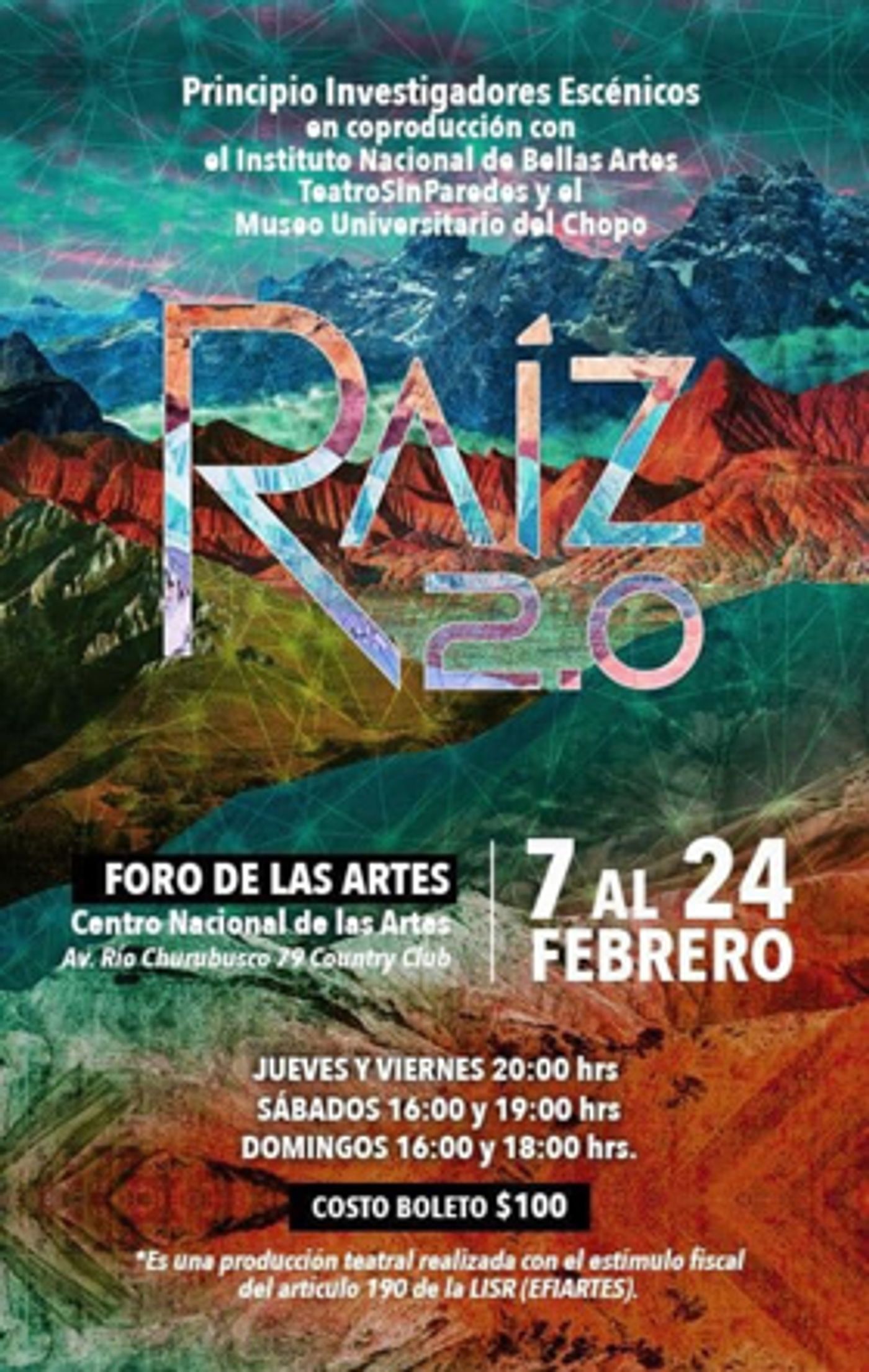 RAIZ 2.0 Extraordinaria puesta en escena...con APP incluída  Image