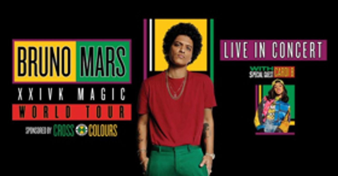 Grammy-Winner Bruno Mars Announces Last Set Of New North American Dates Of Highly Acclaimed 24k MAGIC WORLD Tour  Image