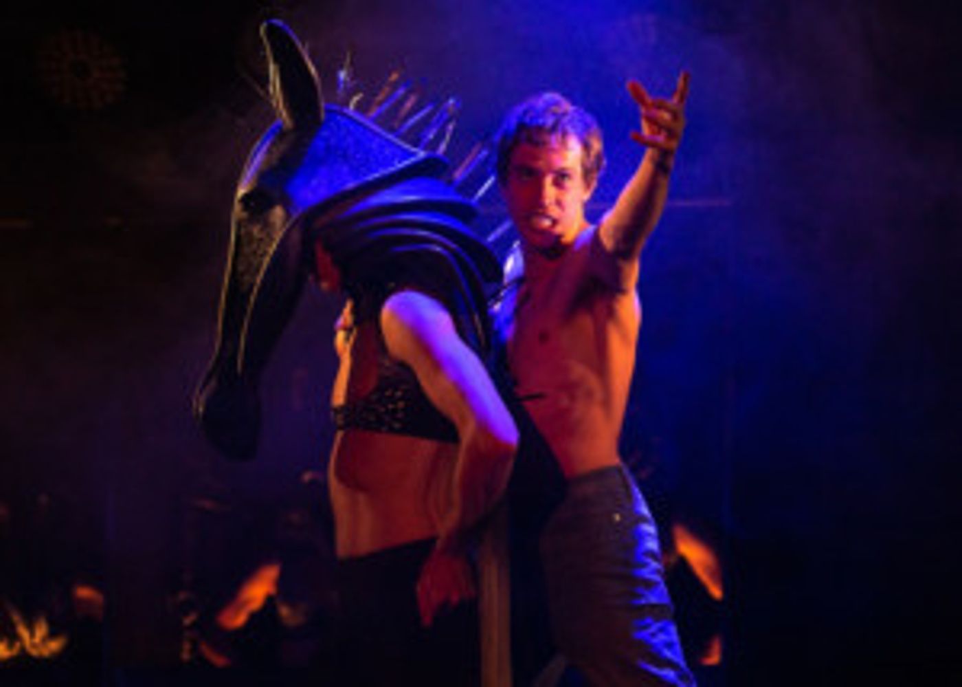 Review: Onstage Magnetism of Outstanding Duo in EQUUS at Theatre On The Bay Review: Onstage Magnetism of Outstanding Duo in EQUUS at Theatre On The Bay Image