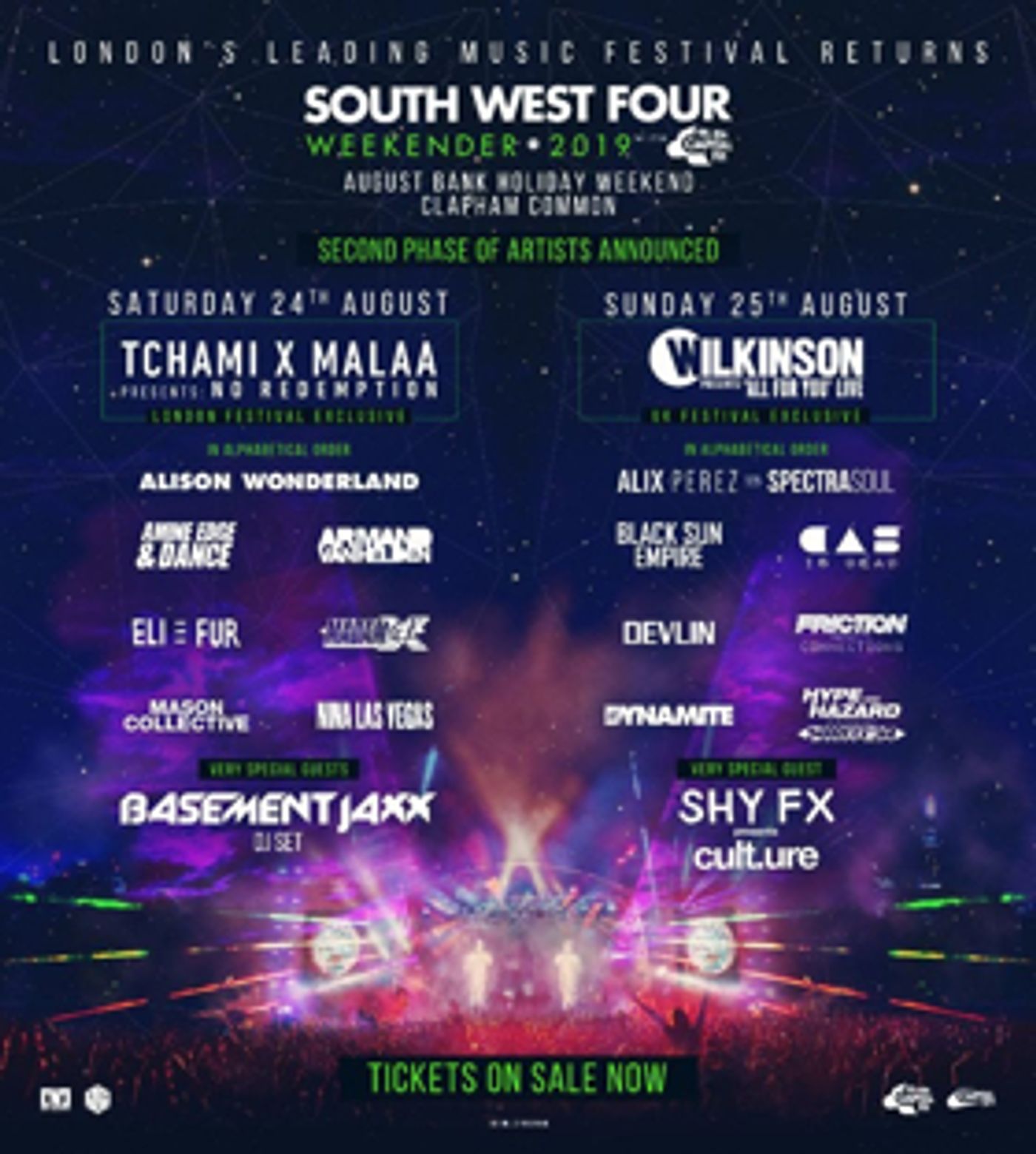 South West Four Announces Phase Two Lineup with Wilkinson, Ms Dynamite, Basement Jaxx  Image
