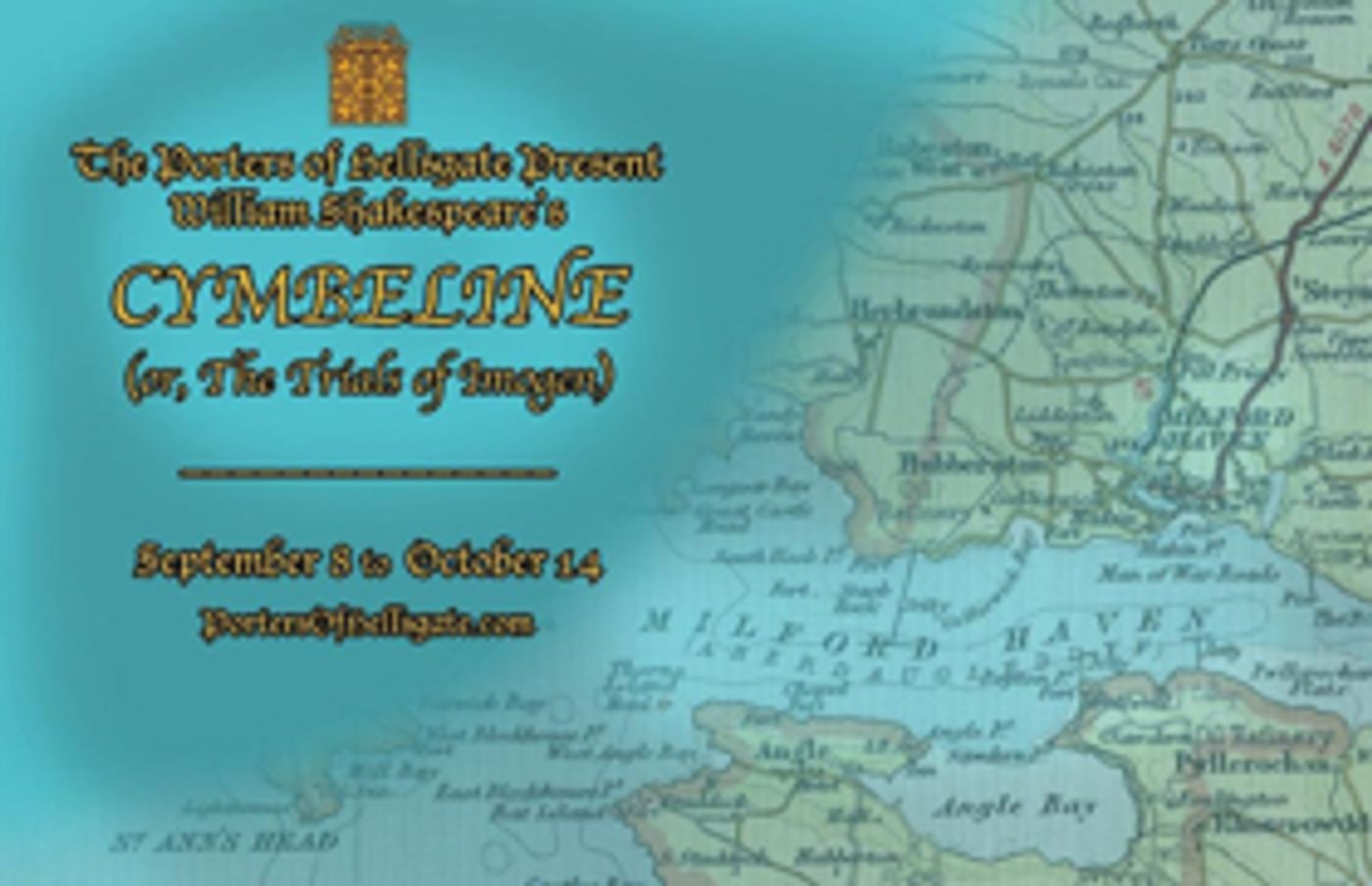 The Porters of Hellsgate Theatre Company Presents William Shakespeare's CYMBELINE The Porters of Hellsgate Theatre Company Presents William Shakespeare's CYMBELINE Image