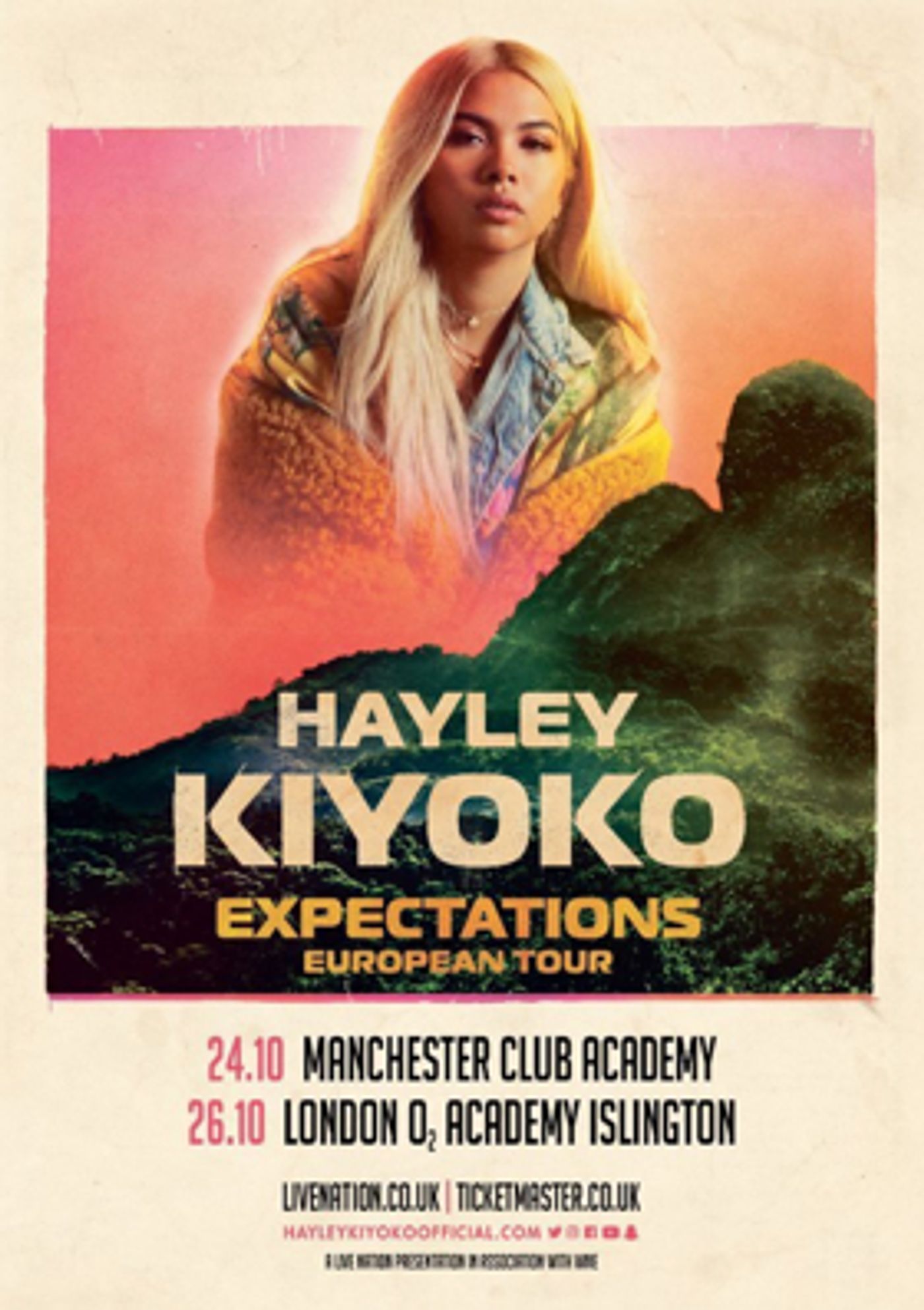 Hayley Kiyoko Announces First Ever UK & Europe Tour!  Image