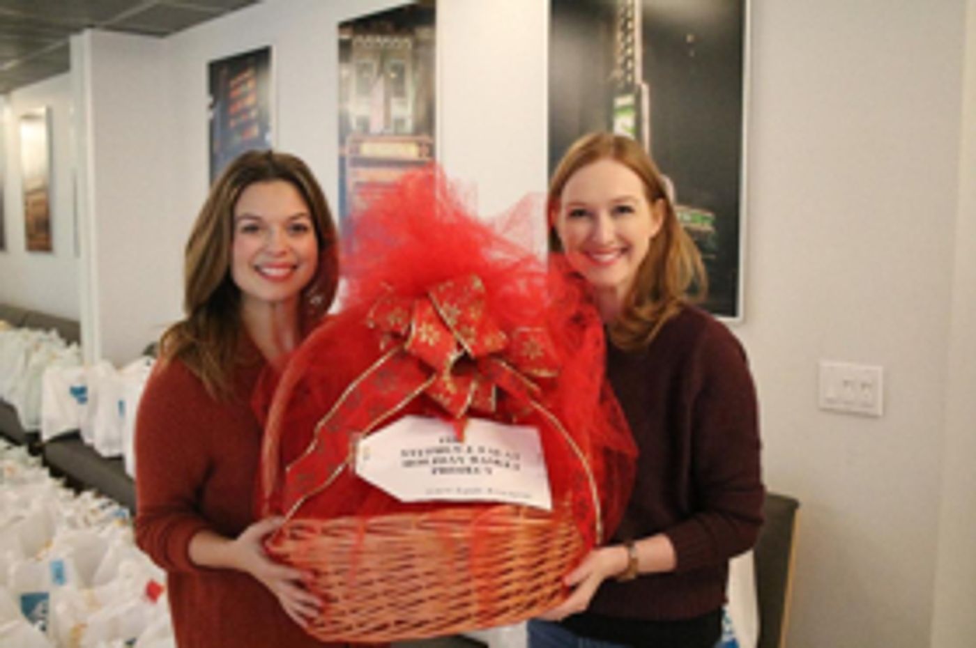 Broadway's Margo Seibert, Erin Mackey and More Pack Baskets for Actors' Equity Foundation's Holiday Charity Project Broadway's Margo Seibert, Erin Mackey and More Pack Baskets for Actors' Equity Foundation's Holiday Charity Project Image