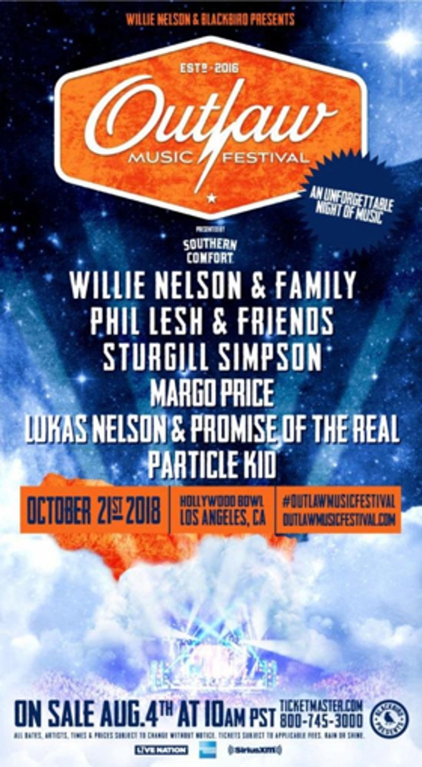 Willie Nelson, Margo Price and More To Play Outlaw Music Festival At Hollywood Bowl  Image