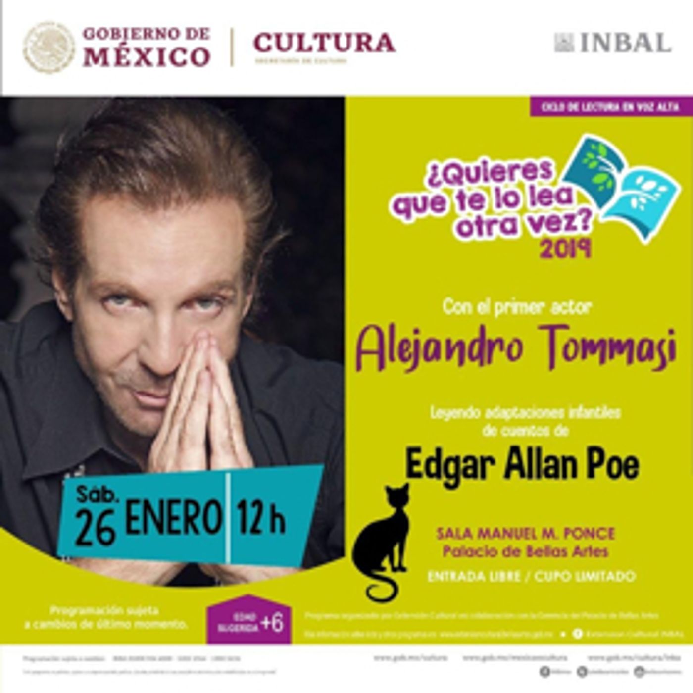 La atmósfera oscura de Edgar Allan Poe cobrará vida en la voz de Alejandro Tommasi La atmósfera oscura de Edgar Allan Poe cobrará vida en la voz de Alejandro Tommasi Image