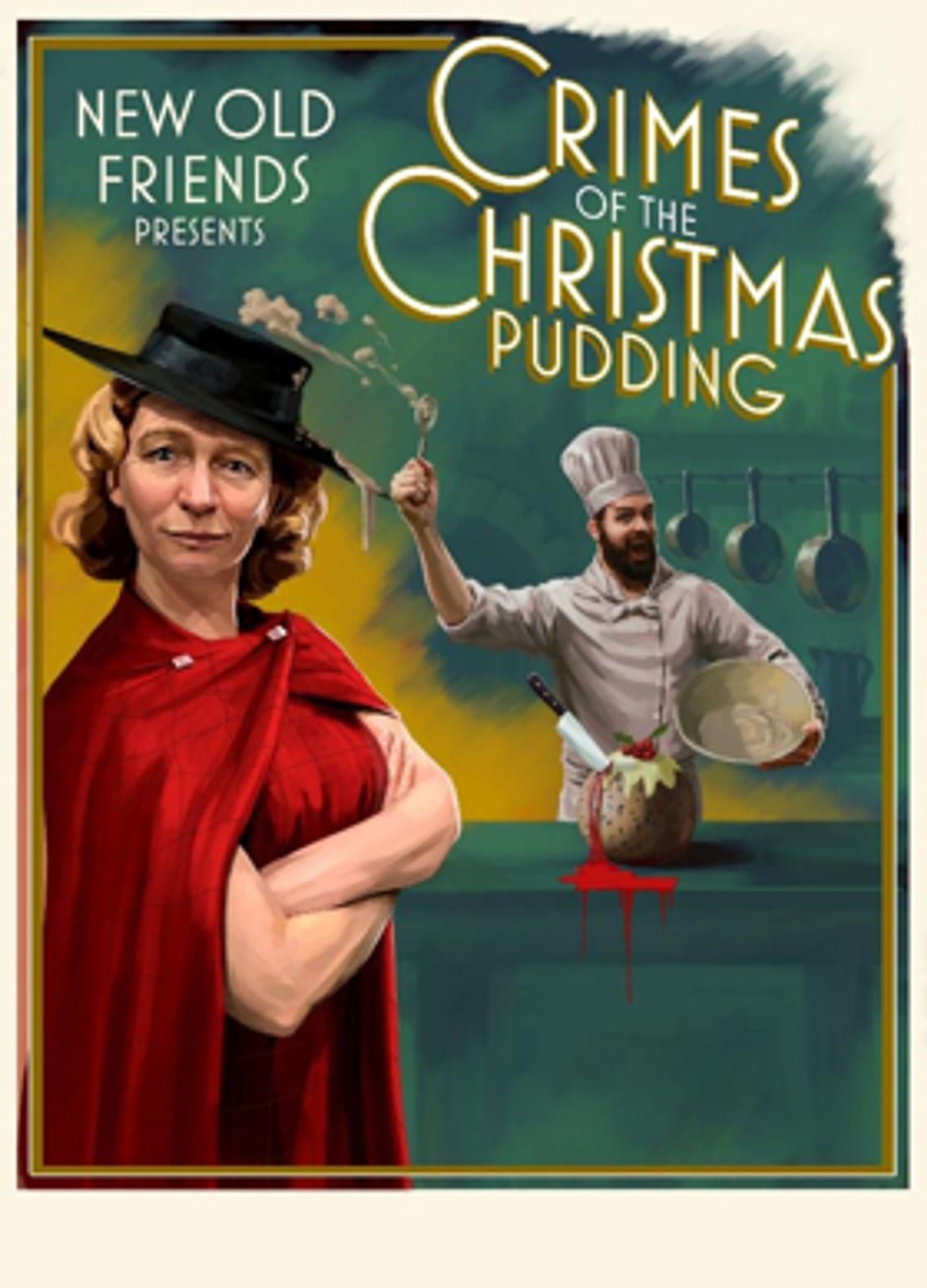 New Old Friends Present CRIMES OF THE CHRISTMAS PUDDING  Image
