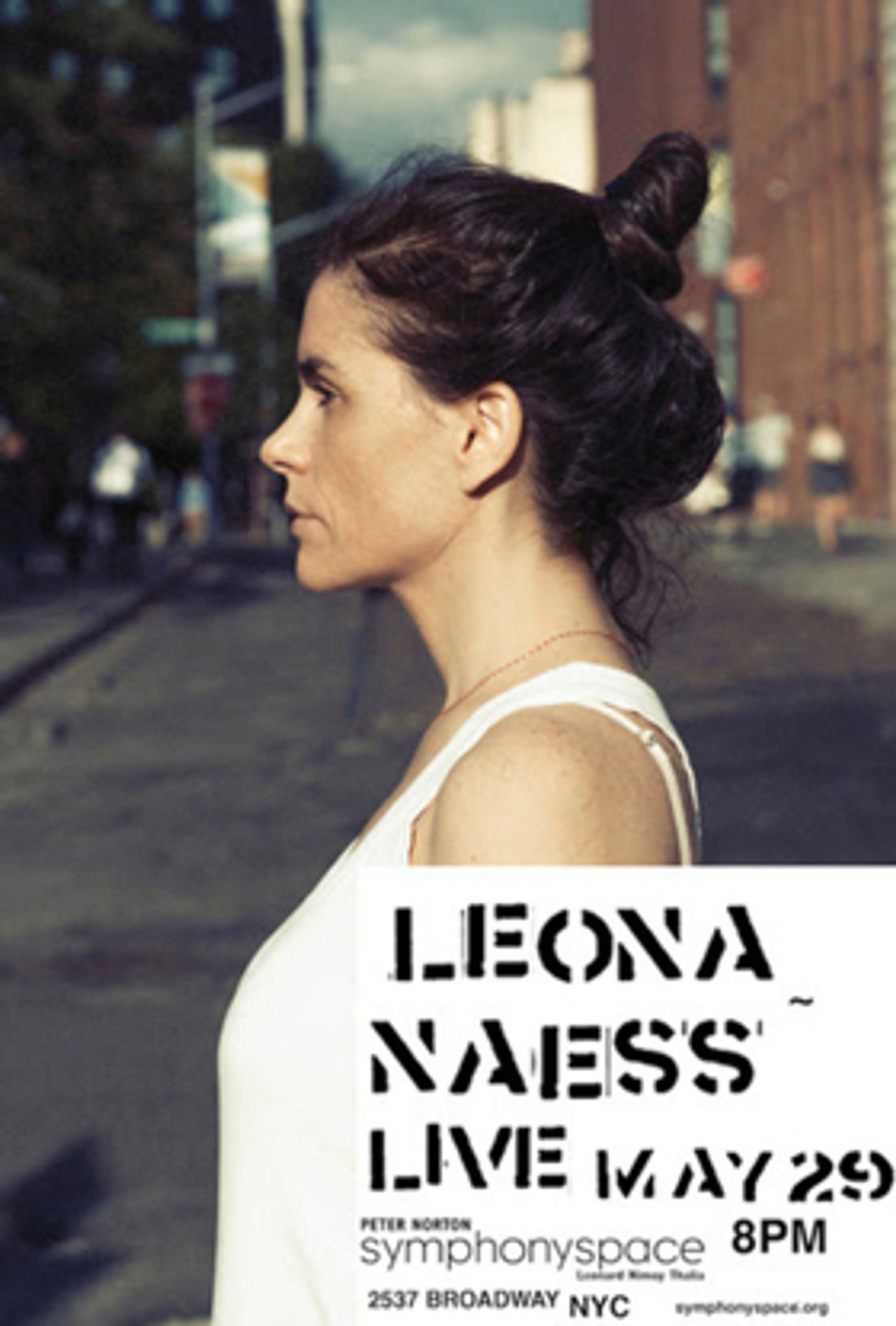 Leona Naess To Perform at Symphony Space NYC Leona Naess To Perform at Symphony Space NYC Image