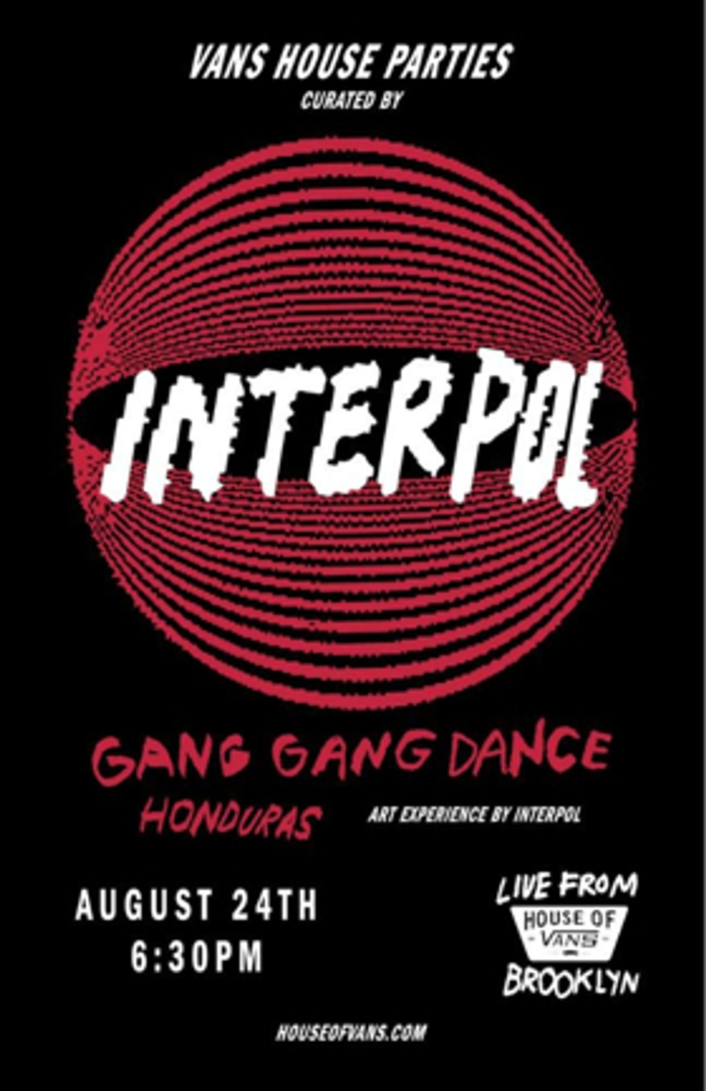 House of Vans Brooklyn Closes its Doors with INTERPOL Performance  Image