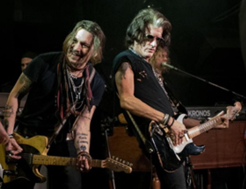 Joe Perry Performs With All Star Band Image