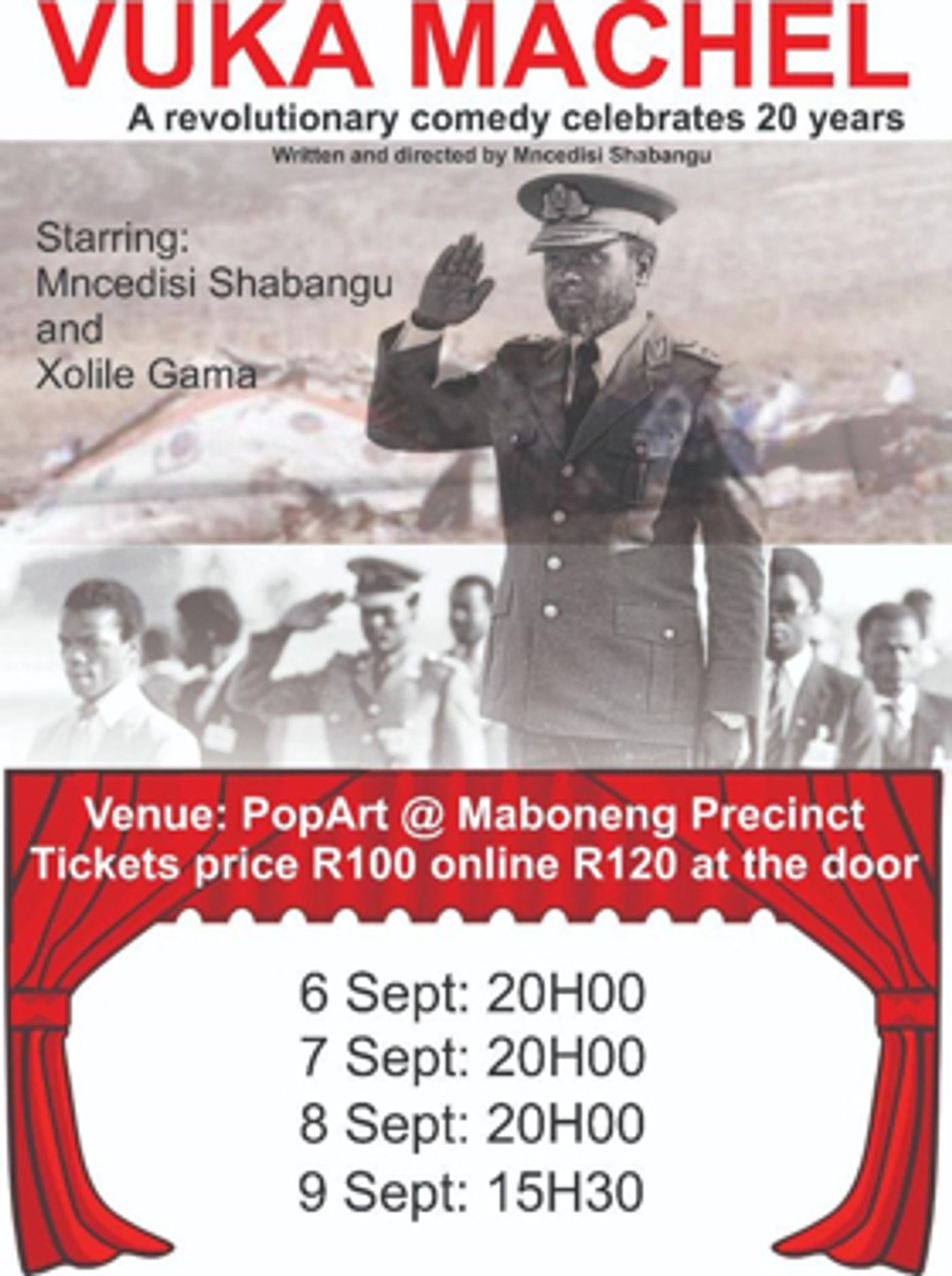 VUKA MACHEL Comes to POPArt Theatre  Image