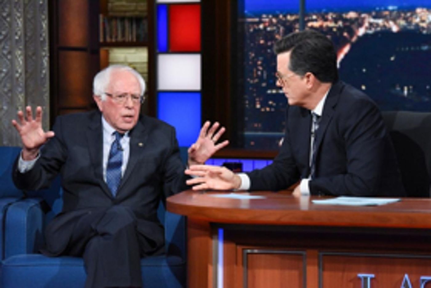 THE LATE SHOW Featuring Guest Bernie Sanders Sees Highest Ratings in Two Months  Image