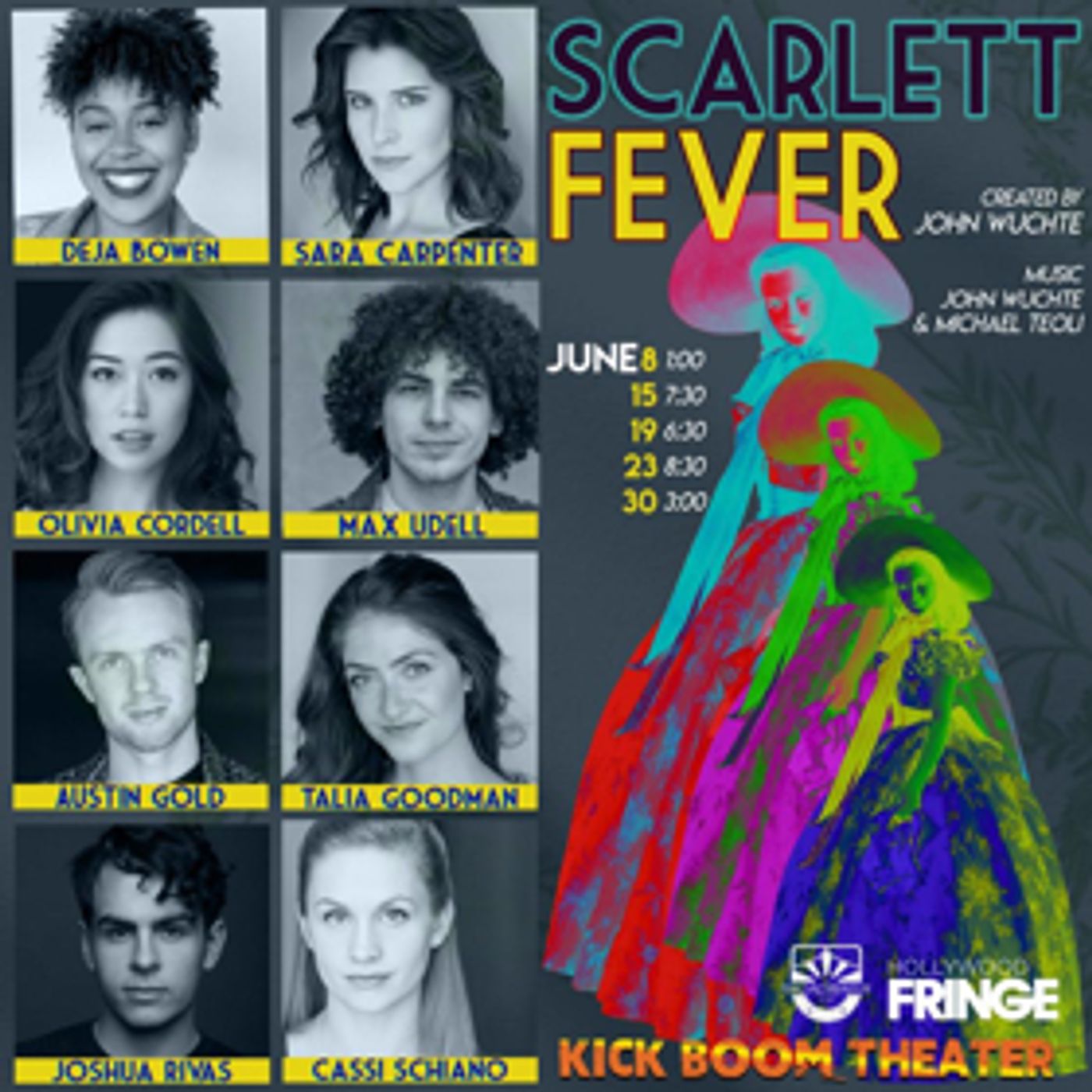 World Premiere of SCARLETT FEVER Opens June 8 at Broadwater  Image