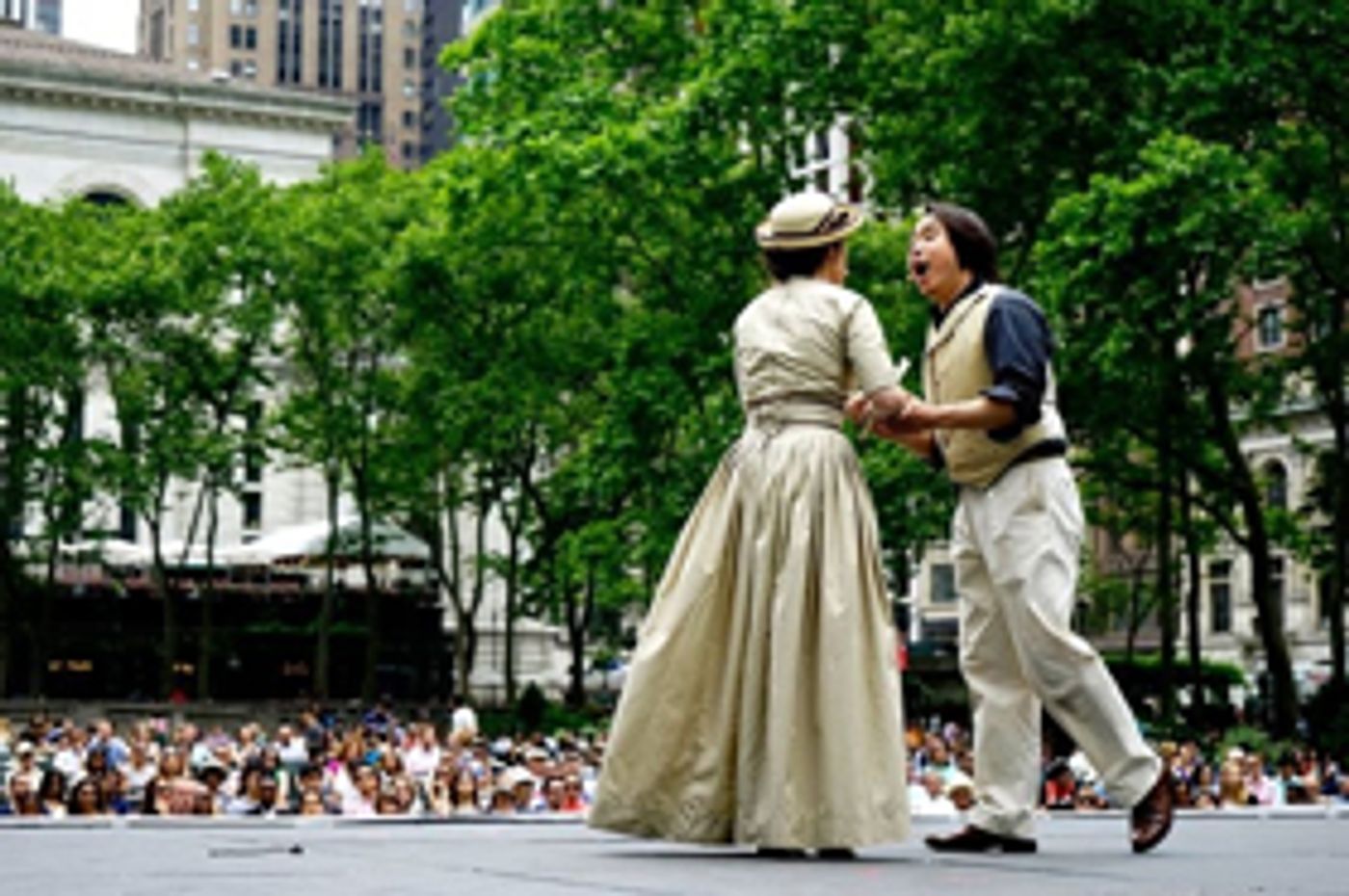 New York City Opera Presents La Traviata At Bryant Park  Image
