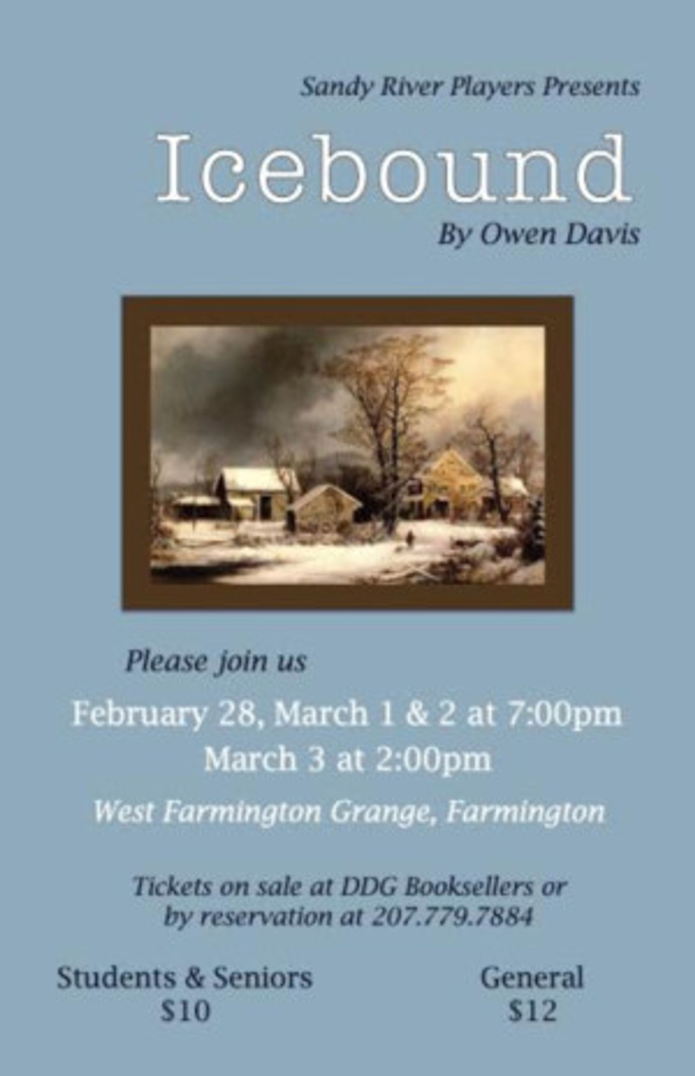 Feature: ICEBOUD at Sandy River Players  Image