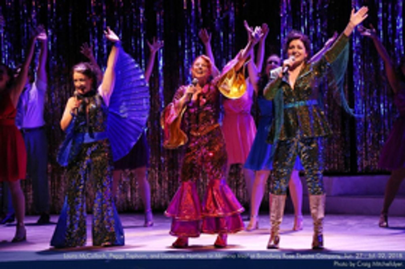 Review: ABBA Music, Great Dancing, Fabulous Costumes, Rotating Set! Broadway Rose's MAMMA MIA! Has 'Em All  Image
