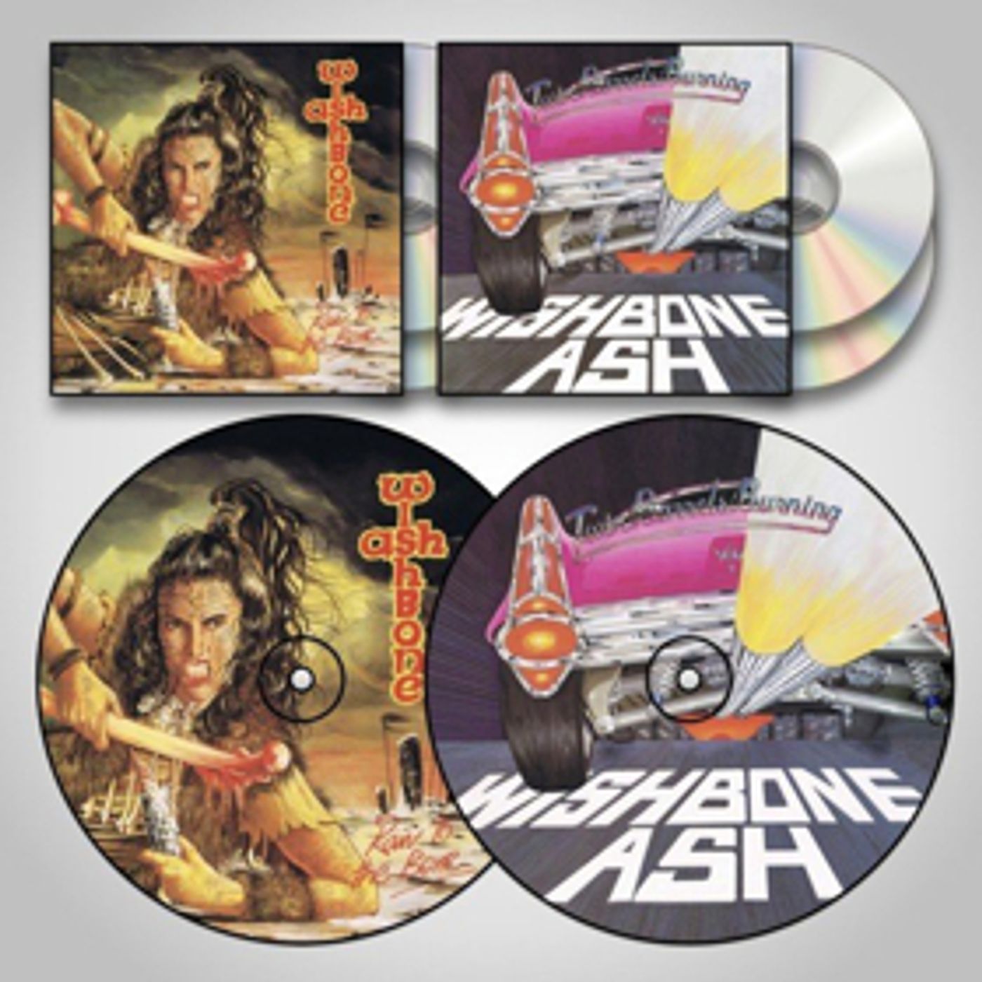 Wishbone Ash's TWIN BARRELS BURNING and RAW TO THE BONE Released as Remastered Definitive Editions  Image