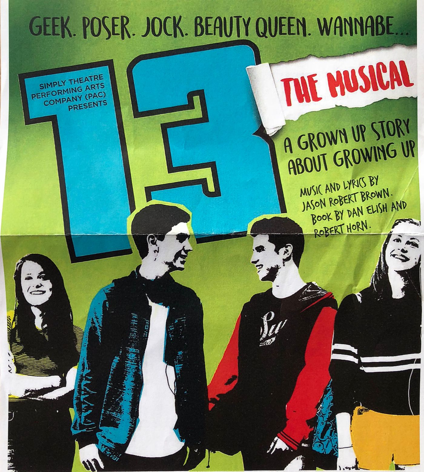 Review: 13 THE MUSICAL at Simply Theatre, Geneva  Image