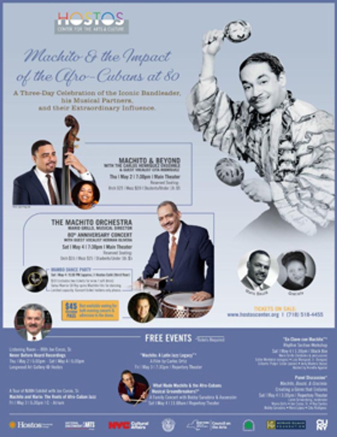 Machito & The Impact Of The Afro-Cubans At 80 Comes to HOSTOS Center For The Arts & Culture  Image