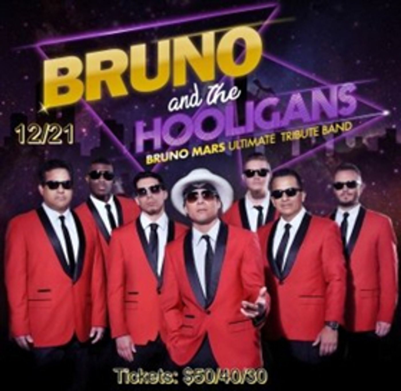 Tribute Show, Bruno And The Hooligans Comes To The Grove Theatre Stage Tribute Show, Bruno And The Hooligans Comes To The Grove Theatre Stage Image