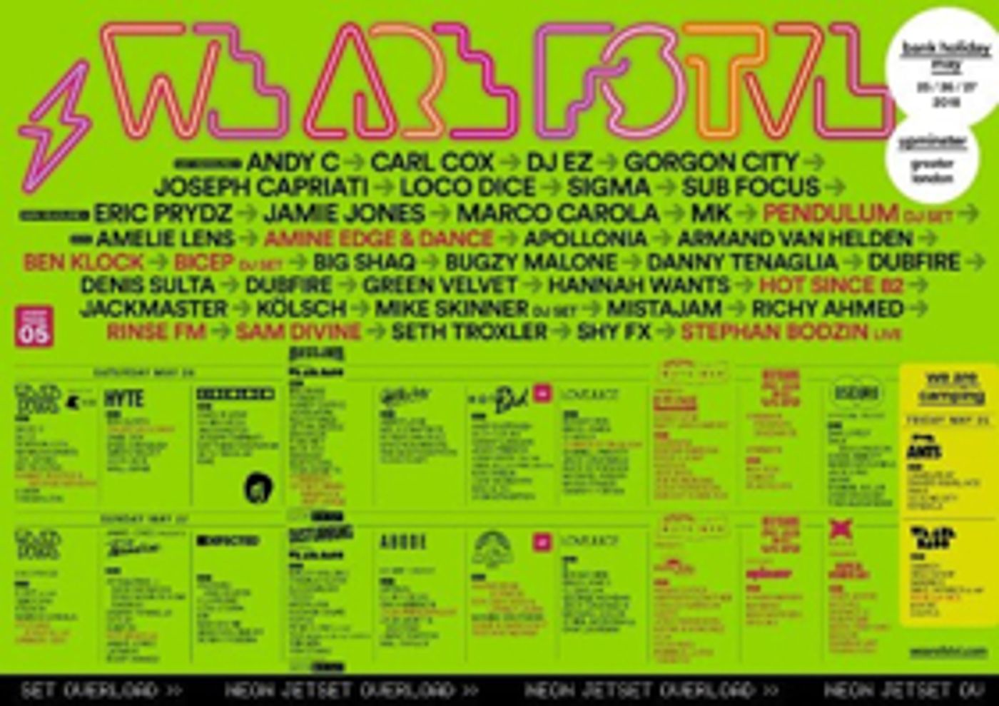 We Are FSTVL Adds Amine Edge & Dance, Caleb Calloway, Rinse, Oneman, Hot Since 82, & More for Phase Five We Are FSTVL Adds Amine Edge & Dance, Caleb Calloway, Rinse, Oneman, Hot Since 82, & More for Phase Five Image