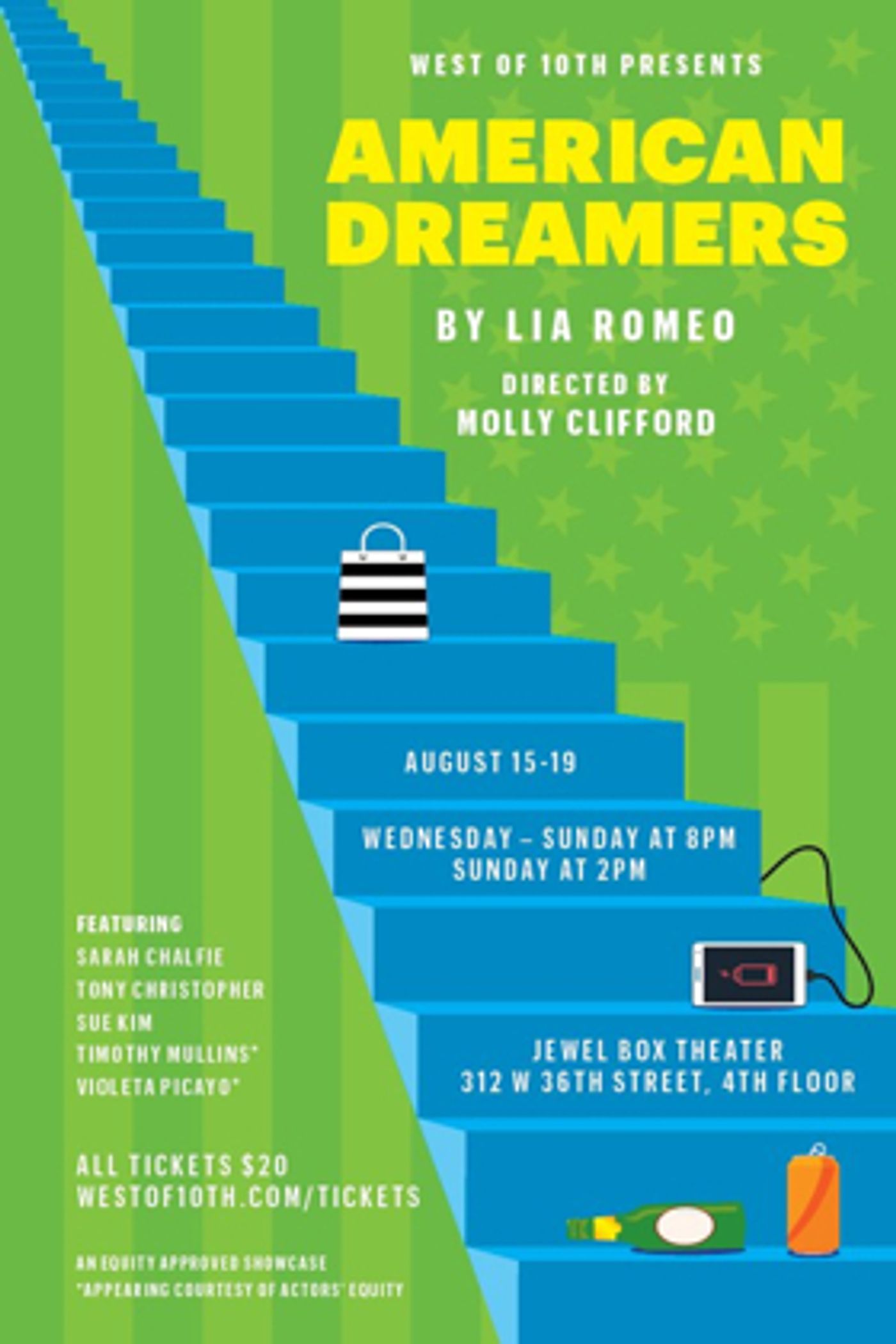 West Of 10th's AMERICAN DREAMERS Opens Tonight  Image