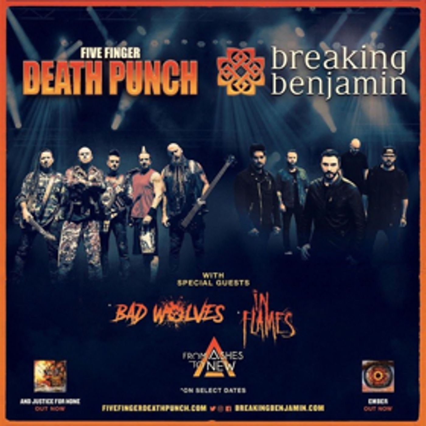 Five Finger Death Punch & Breaking Benjamin: Announce Fall Arena Tour Five Finger Death Punch & Breaking Benjamin: Announce Fall Arena Tour Image