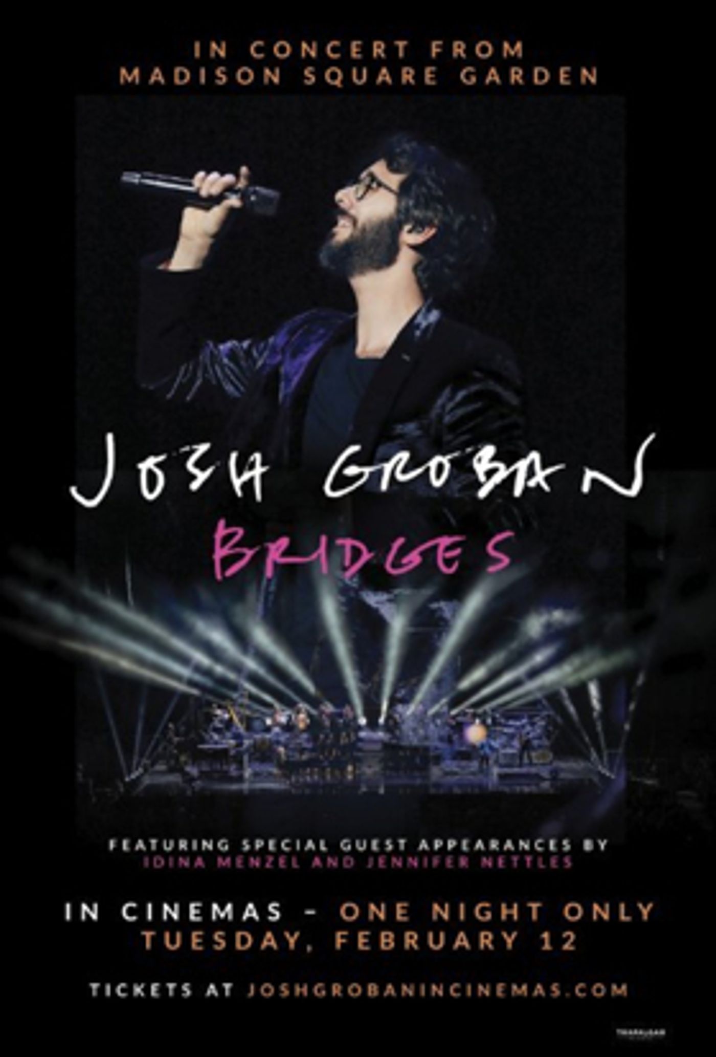 Josh Groban's Sold-Out Bridges Concert at Madison Square Garden Comes to Cinemas Nationwide  Image