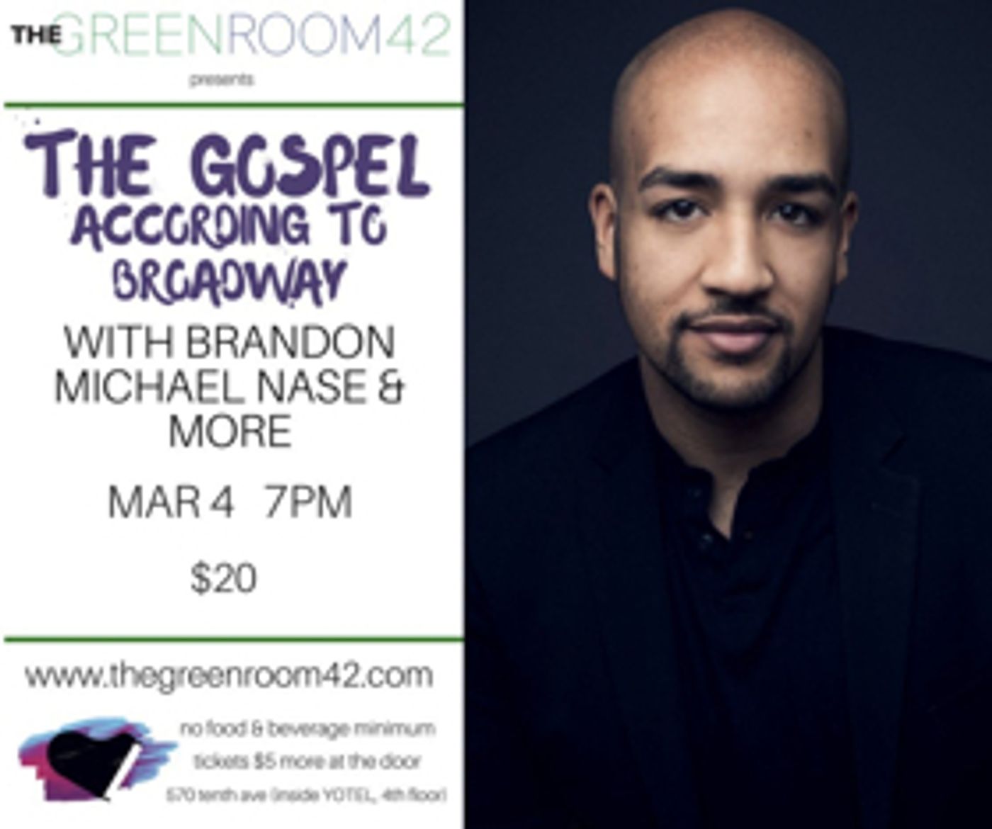 The Green Room 42 Celebrates Black History Month with THE GOSPEL ACCORDING TO BROADWAY  Image